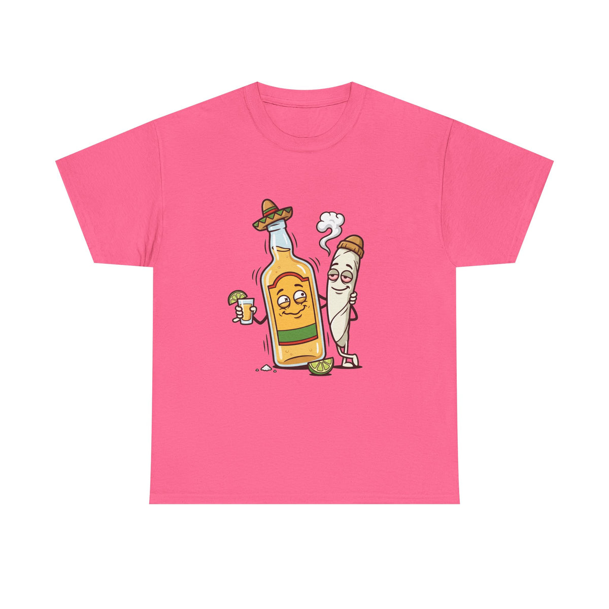 A Tequila & Joint Funny Graphic Tee