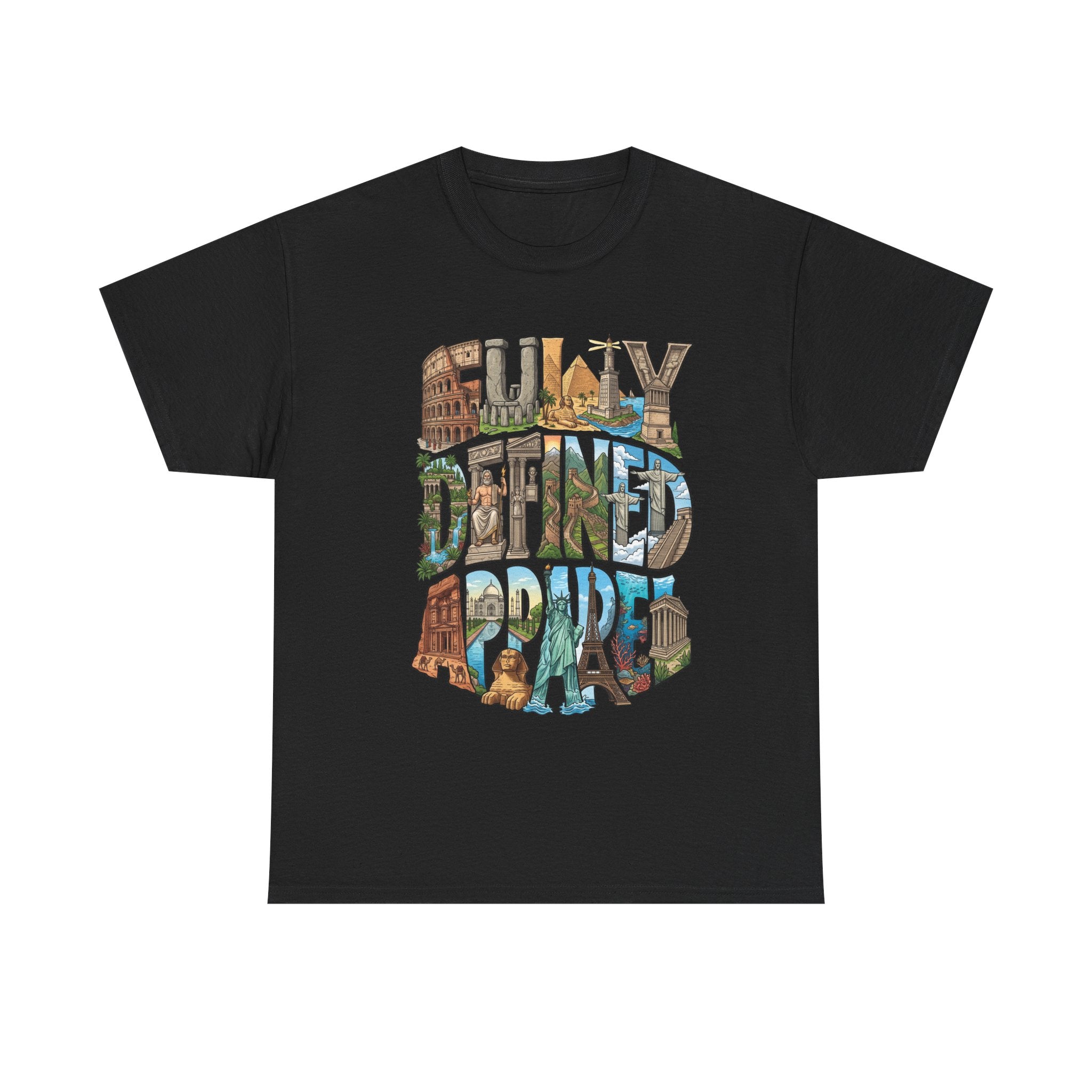 Fully Defined Apparel T‑Shirt — Retro Travel Illustration Tee
