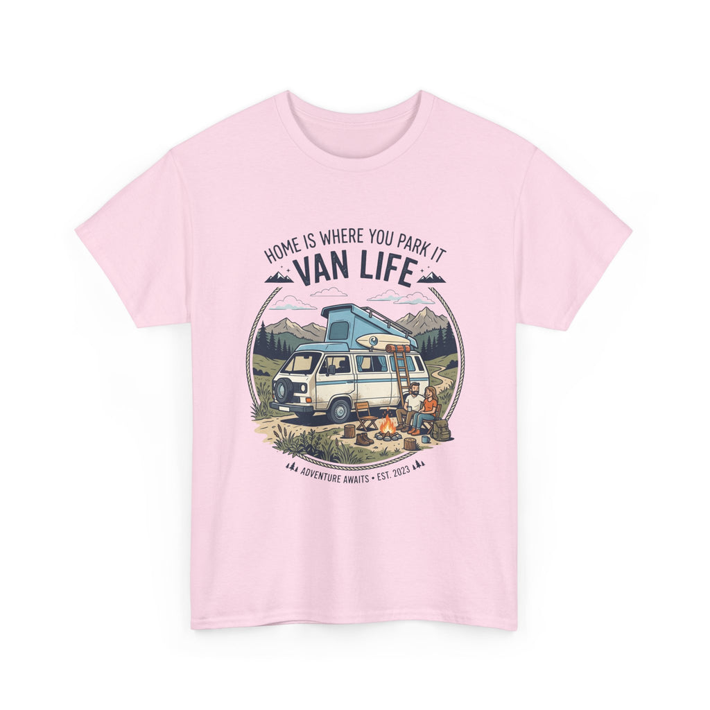 Van Life T-Shirt — "Home Is Where You Park It" Adventure Tee