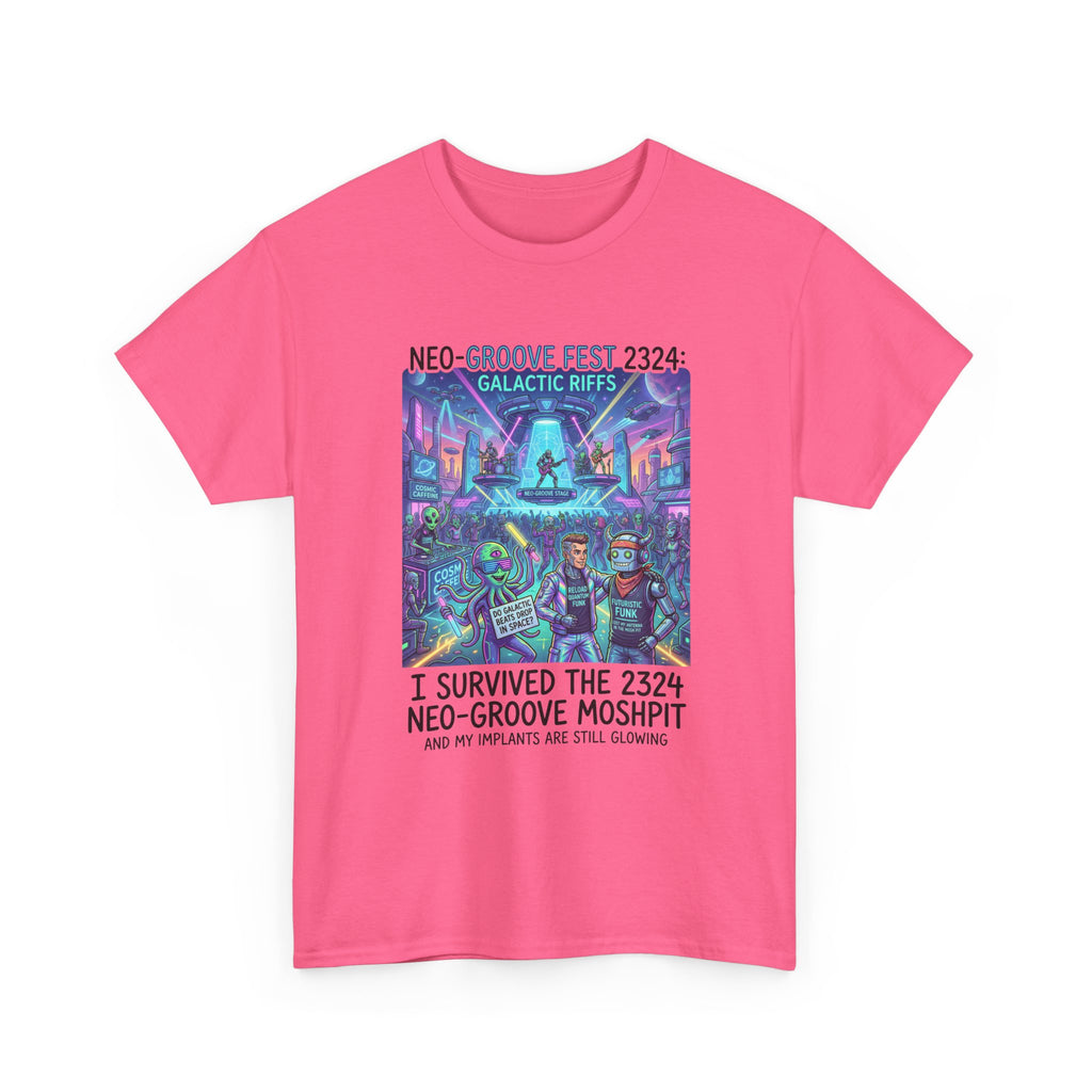 Neo-Groove Fest 2324 Tee — "I Survived the 2324 Neo-Groove Moshpit" Concert T-Shirt