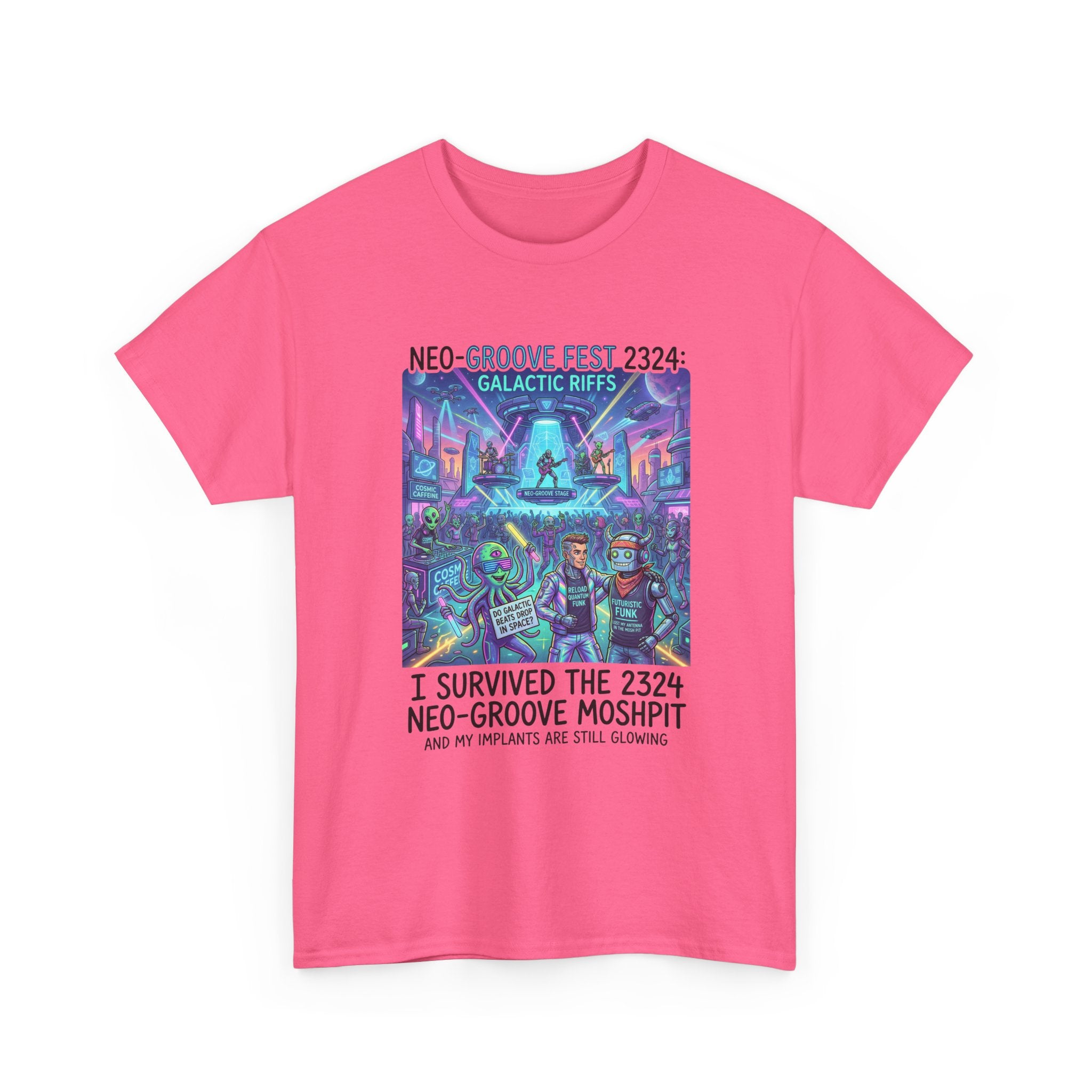 Neo-Groove Fest 2324 Tee — "I Survived the 2324 Neo-Groove Moshpit" Concert T-Shirt