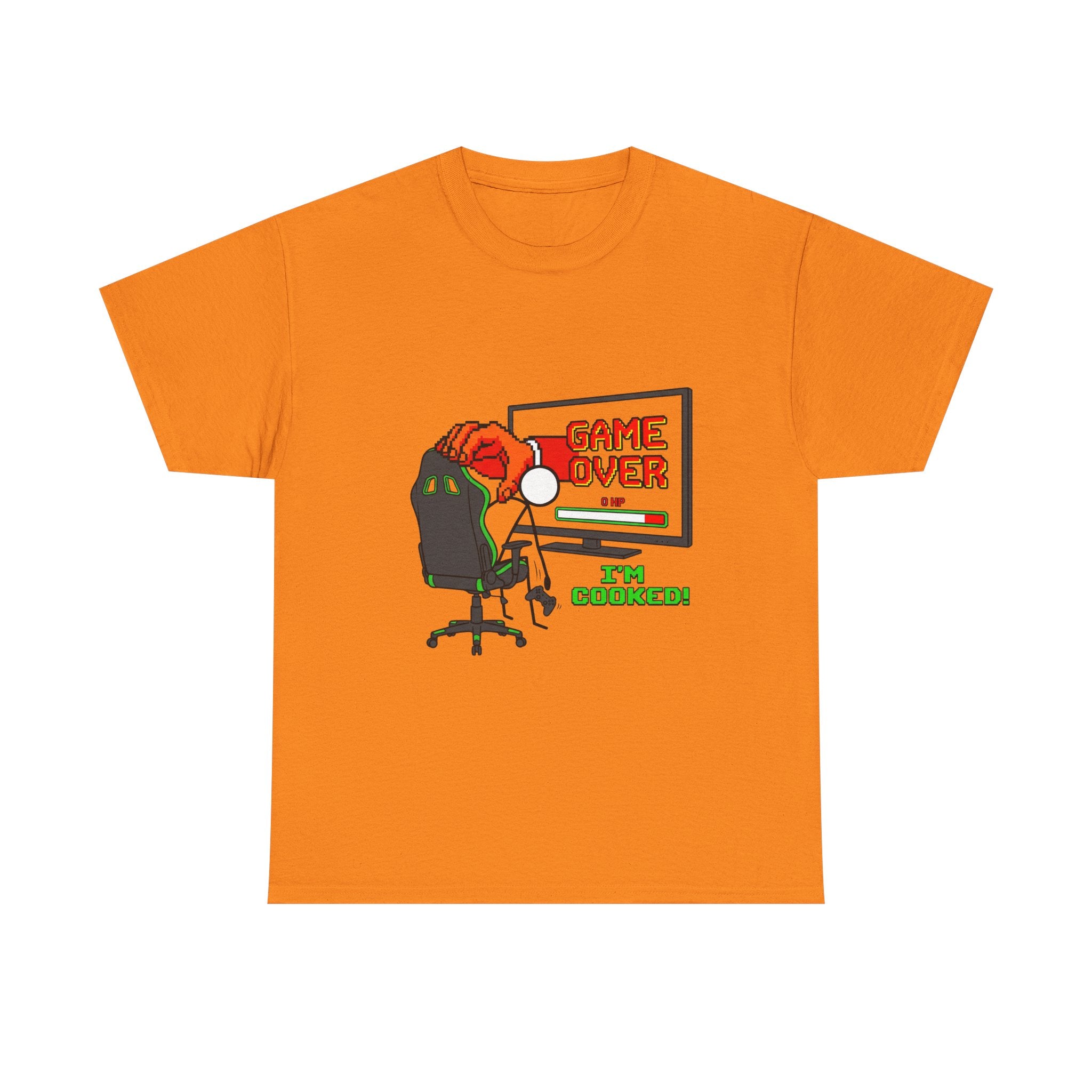 Gamer "Game Over I'm Cooked" T-Shirt