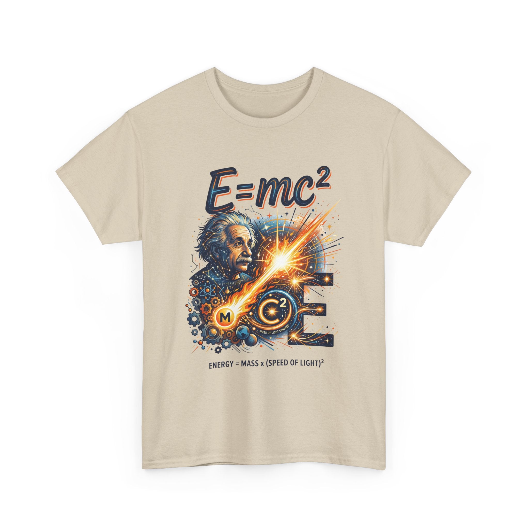 E=mc Einstein Physics T-Shirt — Science Lover Tee