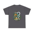 Tequila Bottle & Joint T‑Shirt — Agave Lime Margarita Design