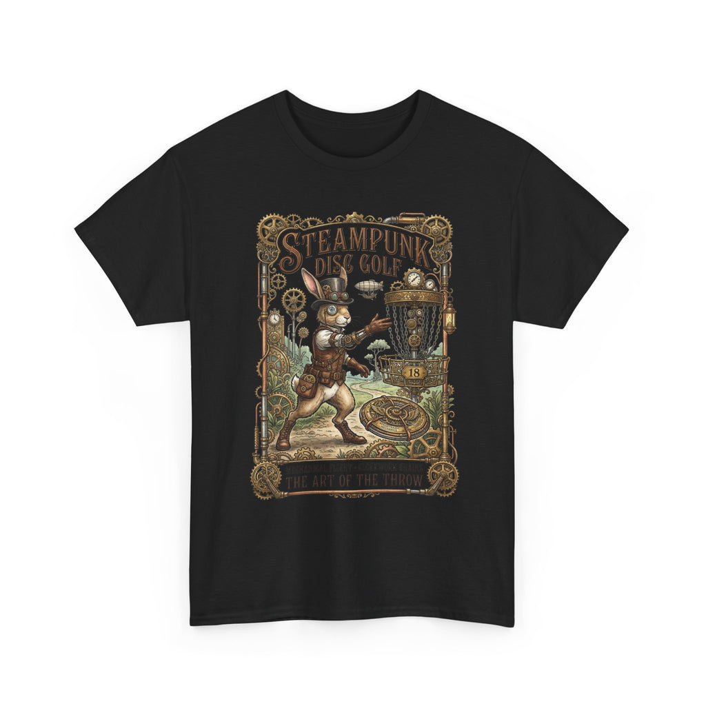 Steampunk Disc Golf T-Shirt — Vintage Victorian Throw Art Tee