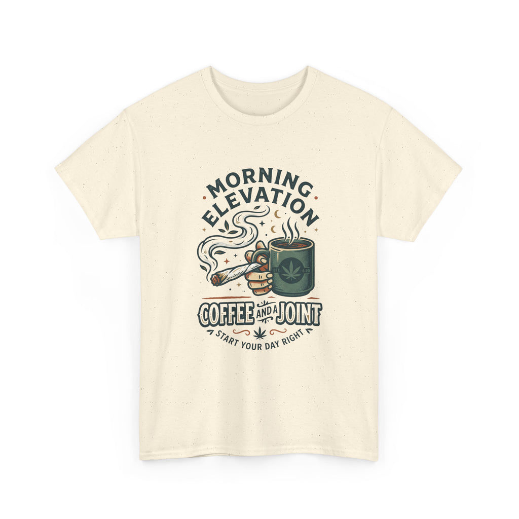 Coffee & Joint T-Shirt — Morning Elevation Graphic Tee