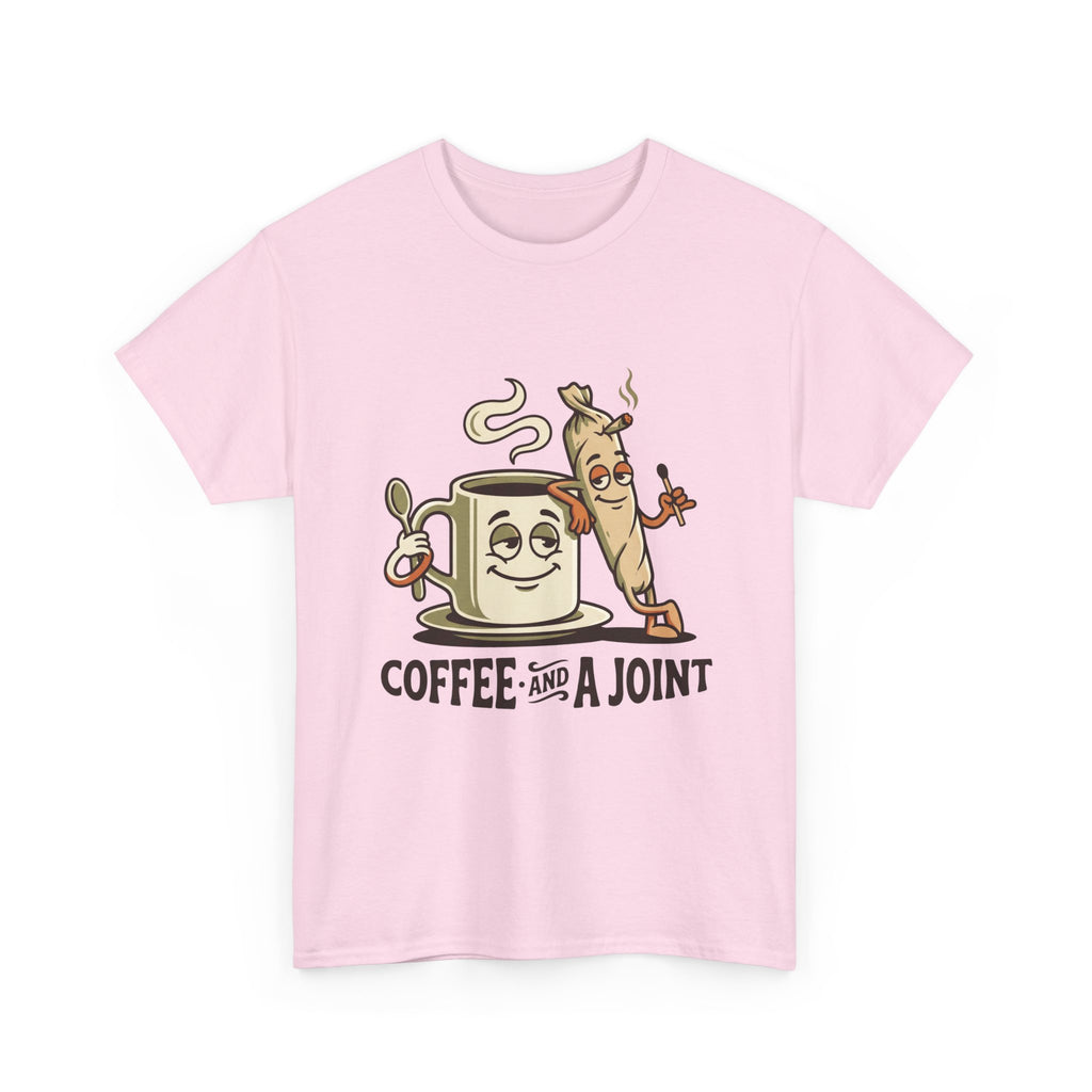 Coffee and a Joint T-Shirt — Funny Stoner Coffee Tee