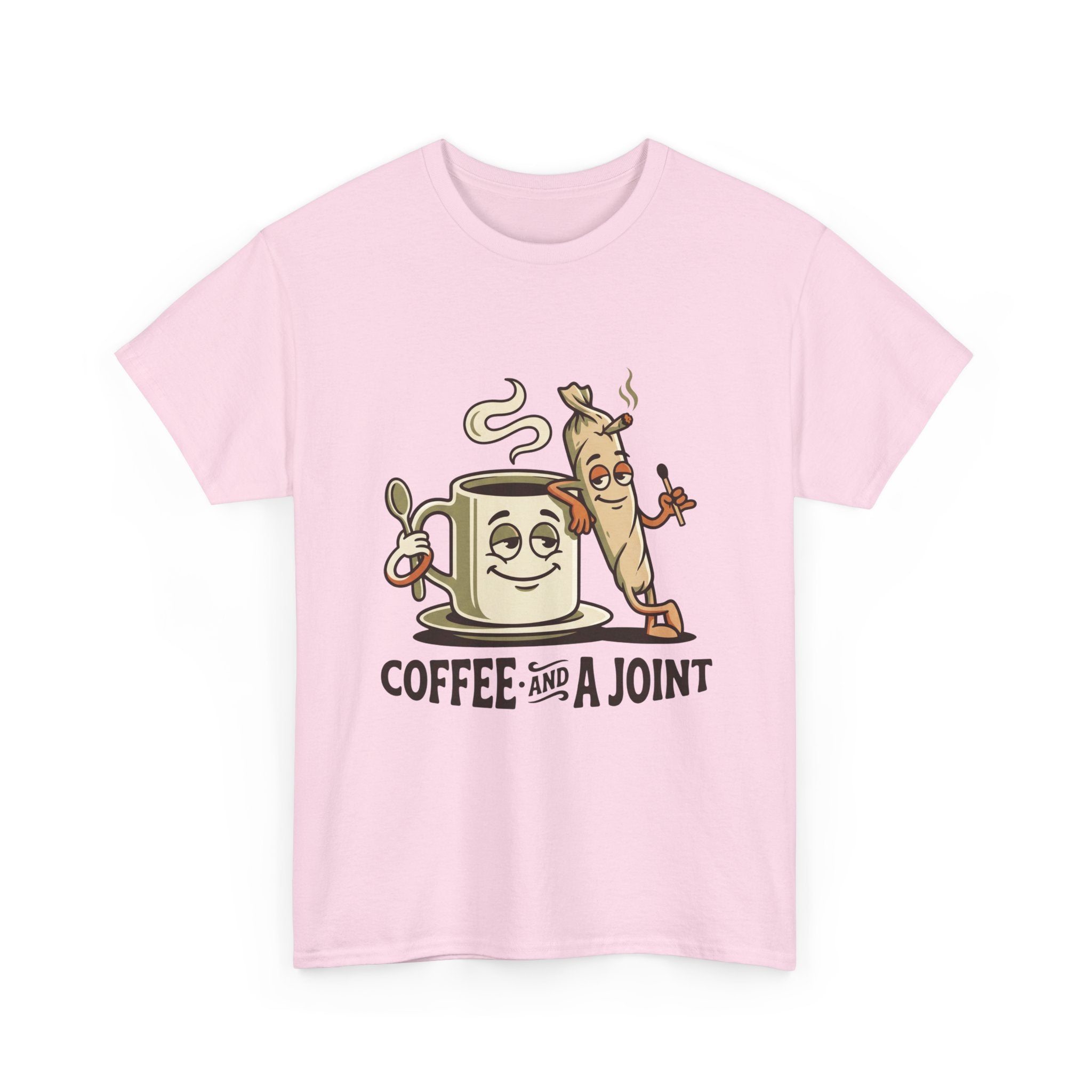 Coffee and a Joint T-Shirt — Funny Stoner Coffee Tee