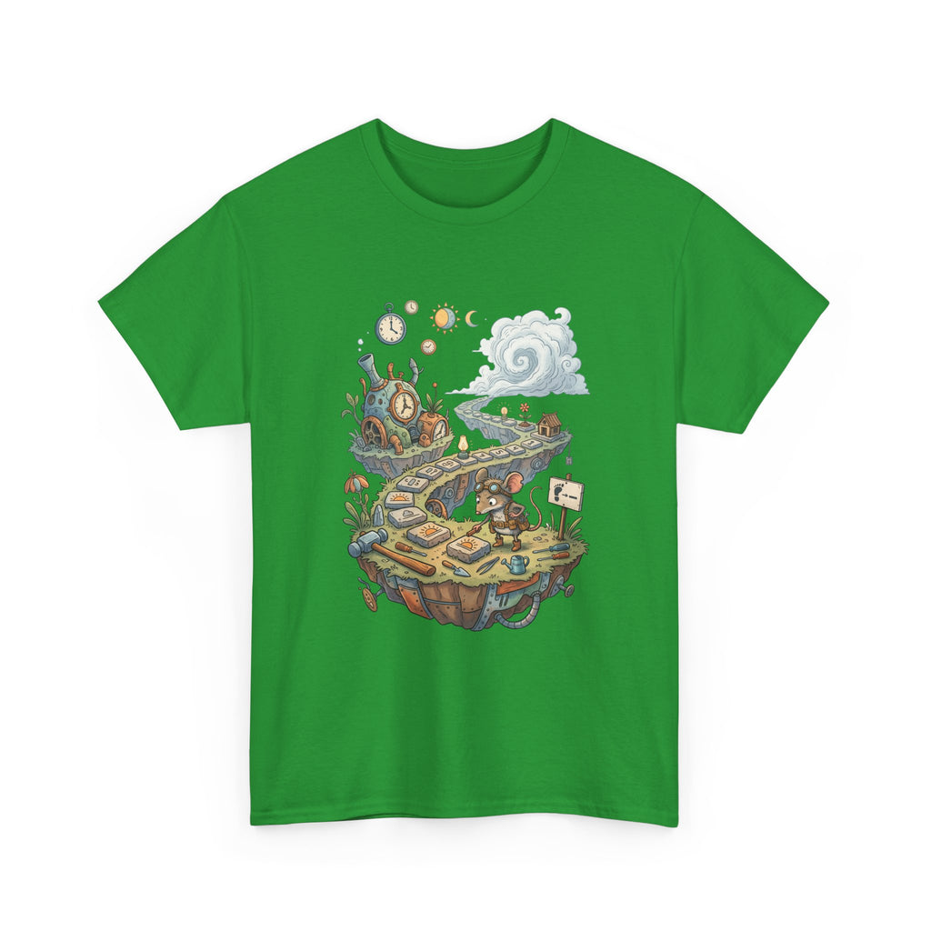 T-Shirt — Fantasy Floating Island Roadmap Illustration Tee