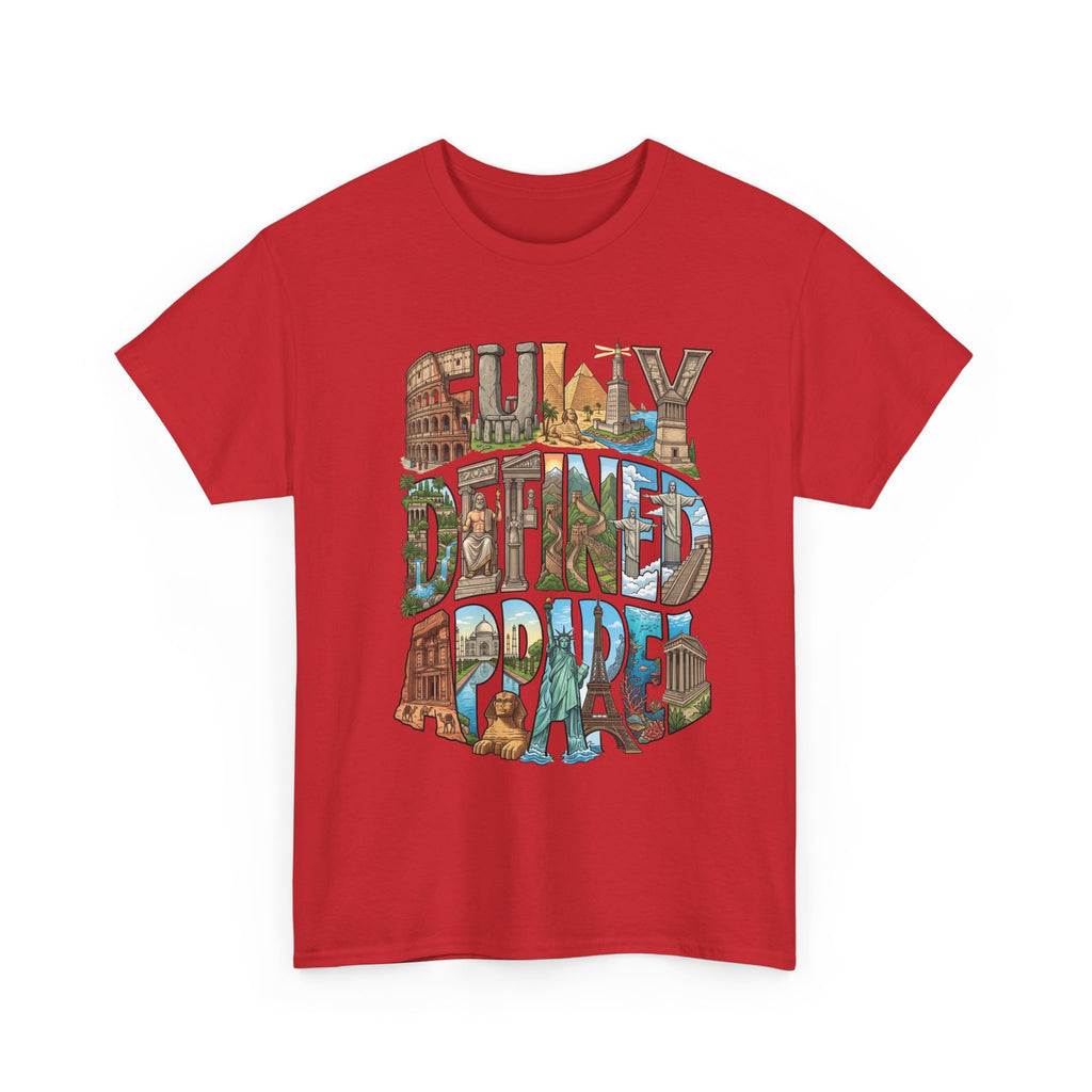 Fully Defined Apparel T‑Shirt — Retro Travel Illustration Tee
