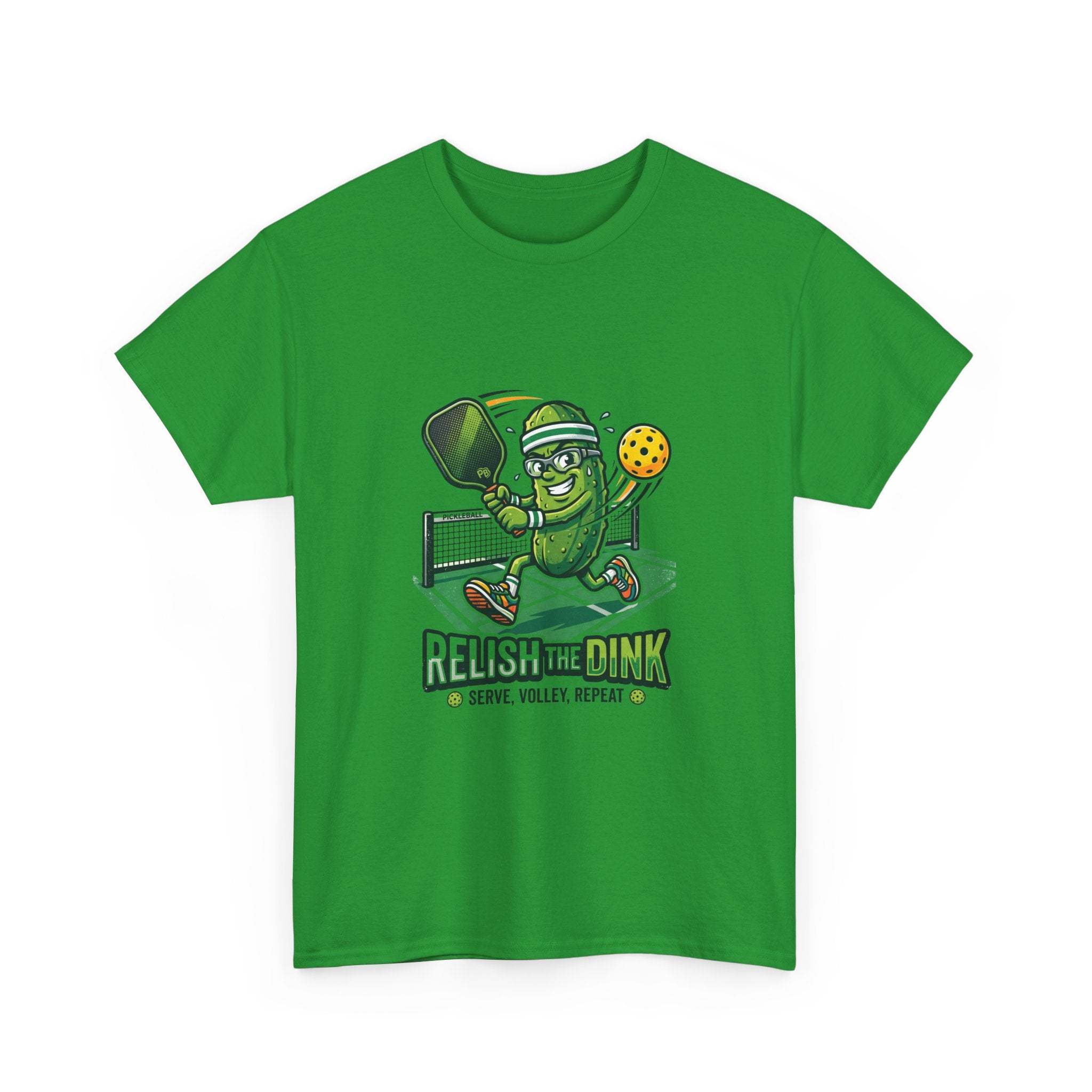 Pickleball 'Relish the Dink' T-Shirt – Funny Pickle Character Paddle Tee