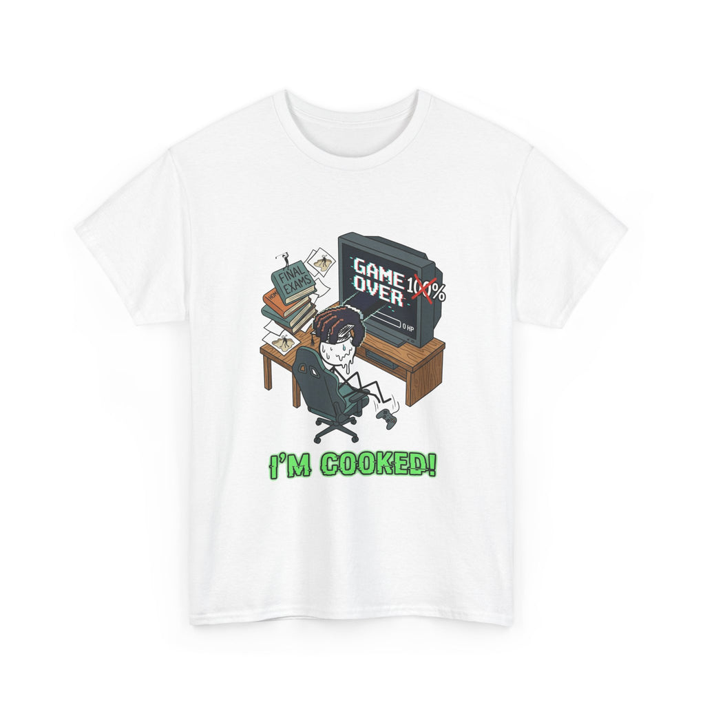 Gamer 'Game Over I'm Cooked' Graphic Tee