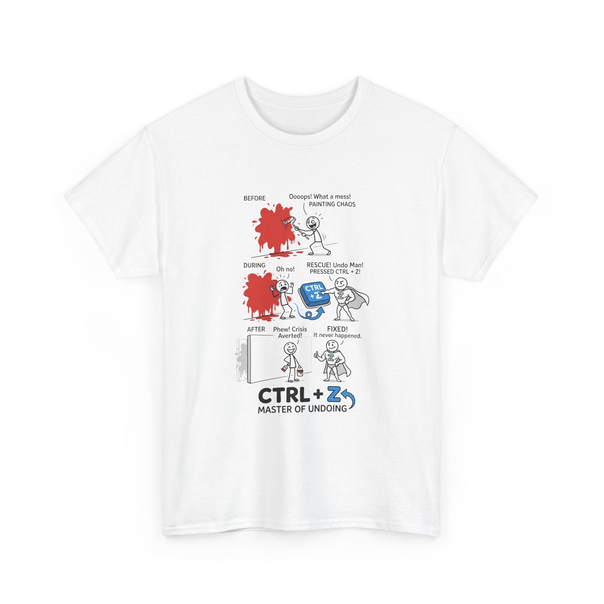 CTRL + Z Master of Undoing T-Shirt