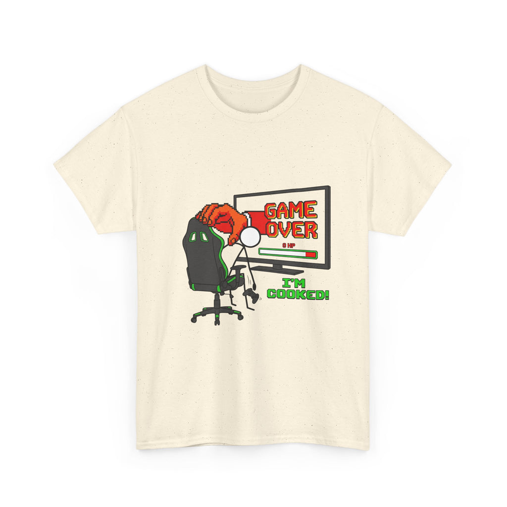 Gamer "Game Over I'm Cooked" T-Shirt