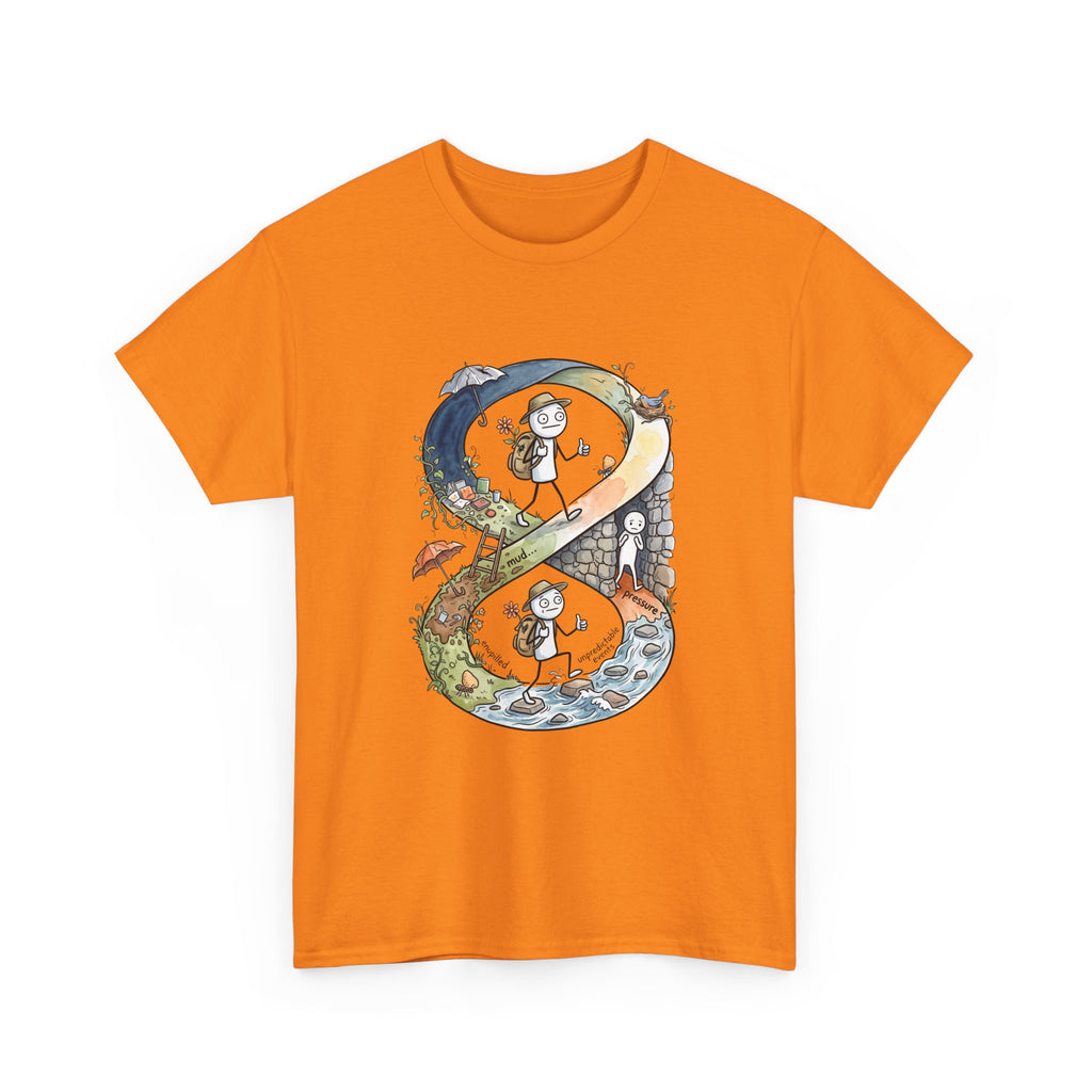 a Infinity Hiking Tee — Day & Night Nature Adventure Graphic T-Shirt