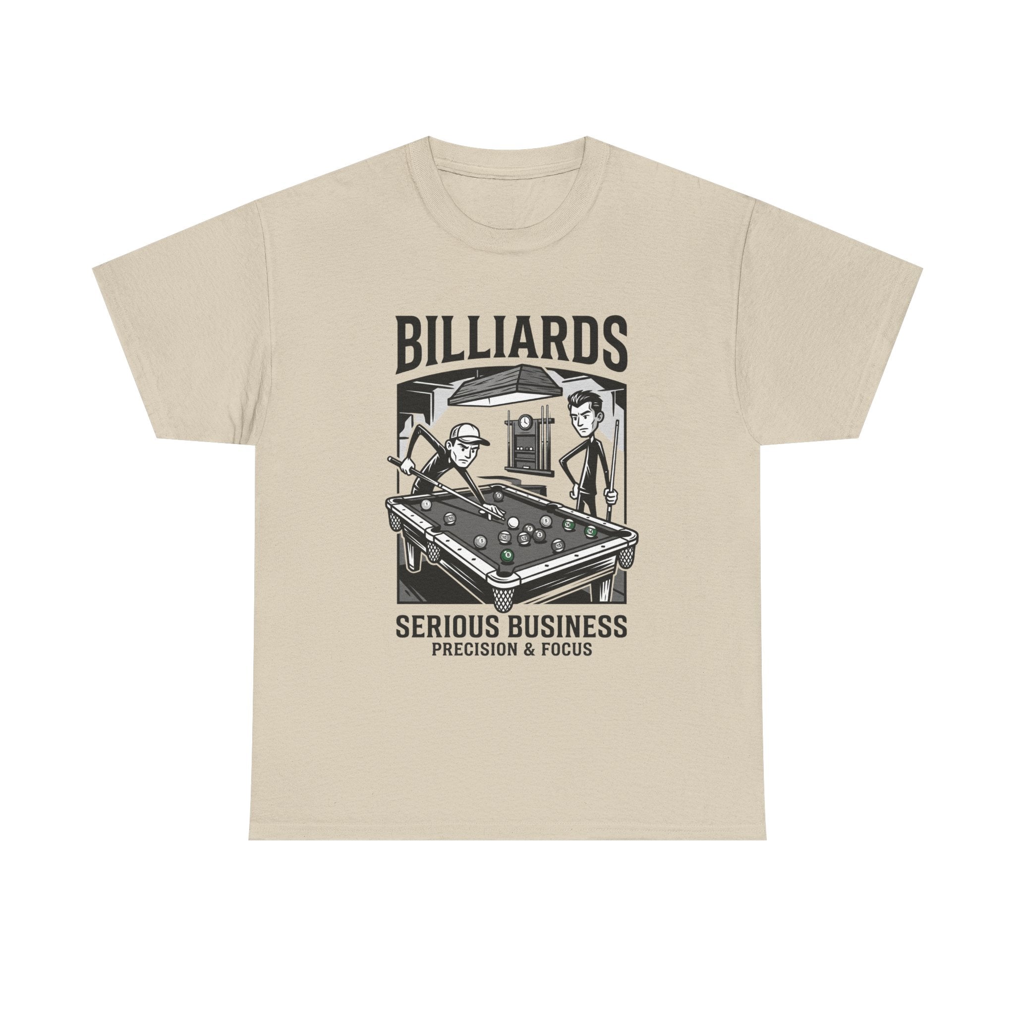 Billiards Tee – "Serious Business" Pool Player T-Shirt