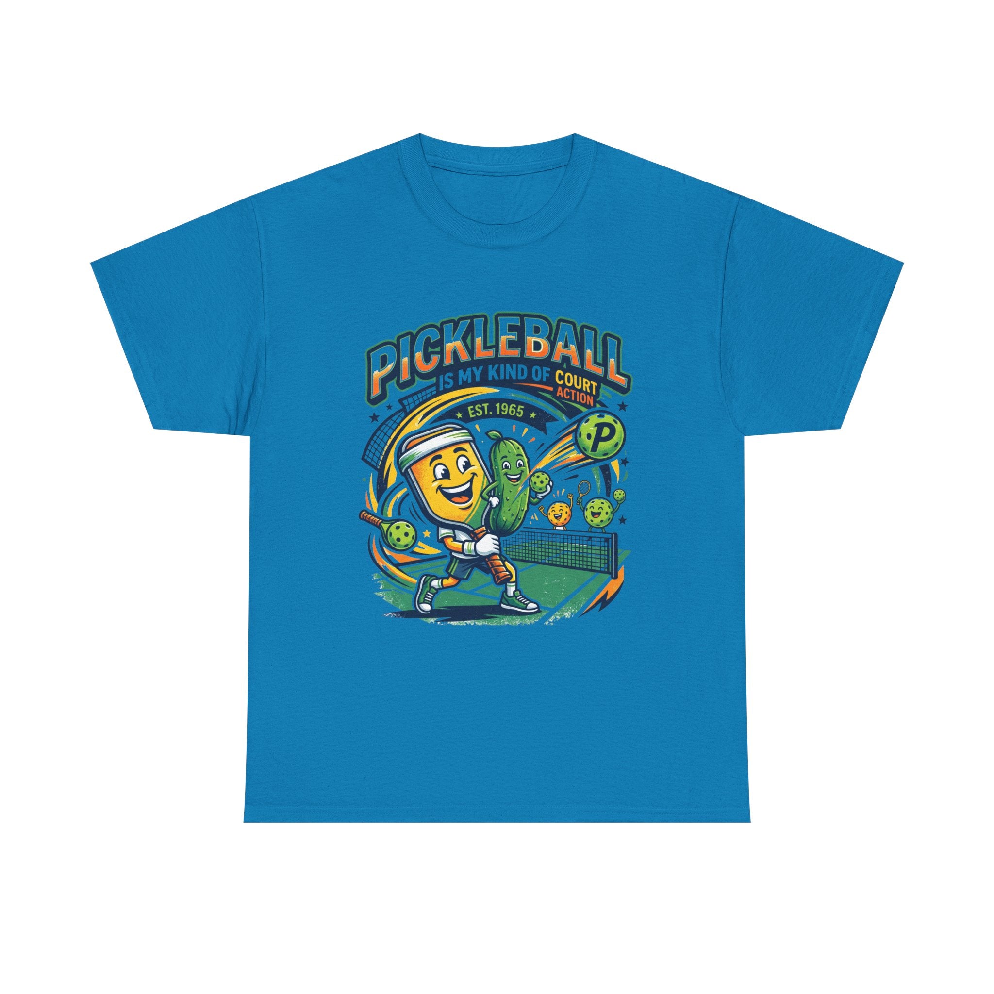 Pickleball Is My Kind of Court T‑Shirt — Funny Pickle Paddle & Dink Graphic Tee