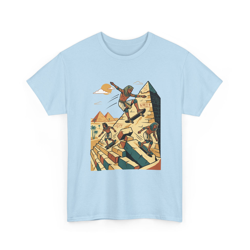 Pyramid Skateboarding Tee — Vintage Egyptian Skateboard Graphic T-Shirt