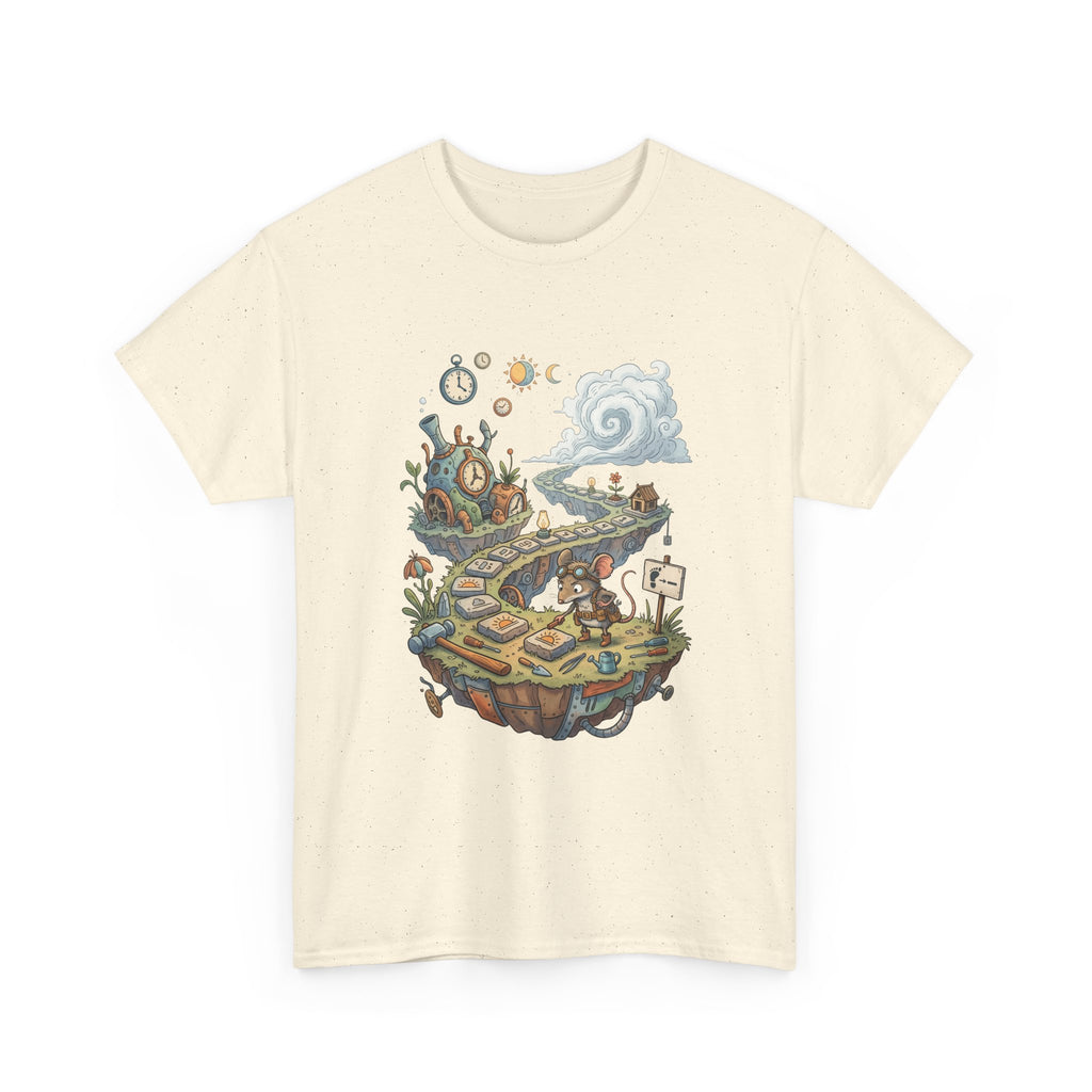 T-Shirt — Fantasy Floating Island Roadmap Illustration Tee