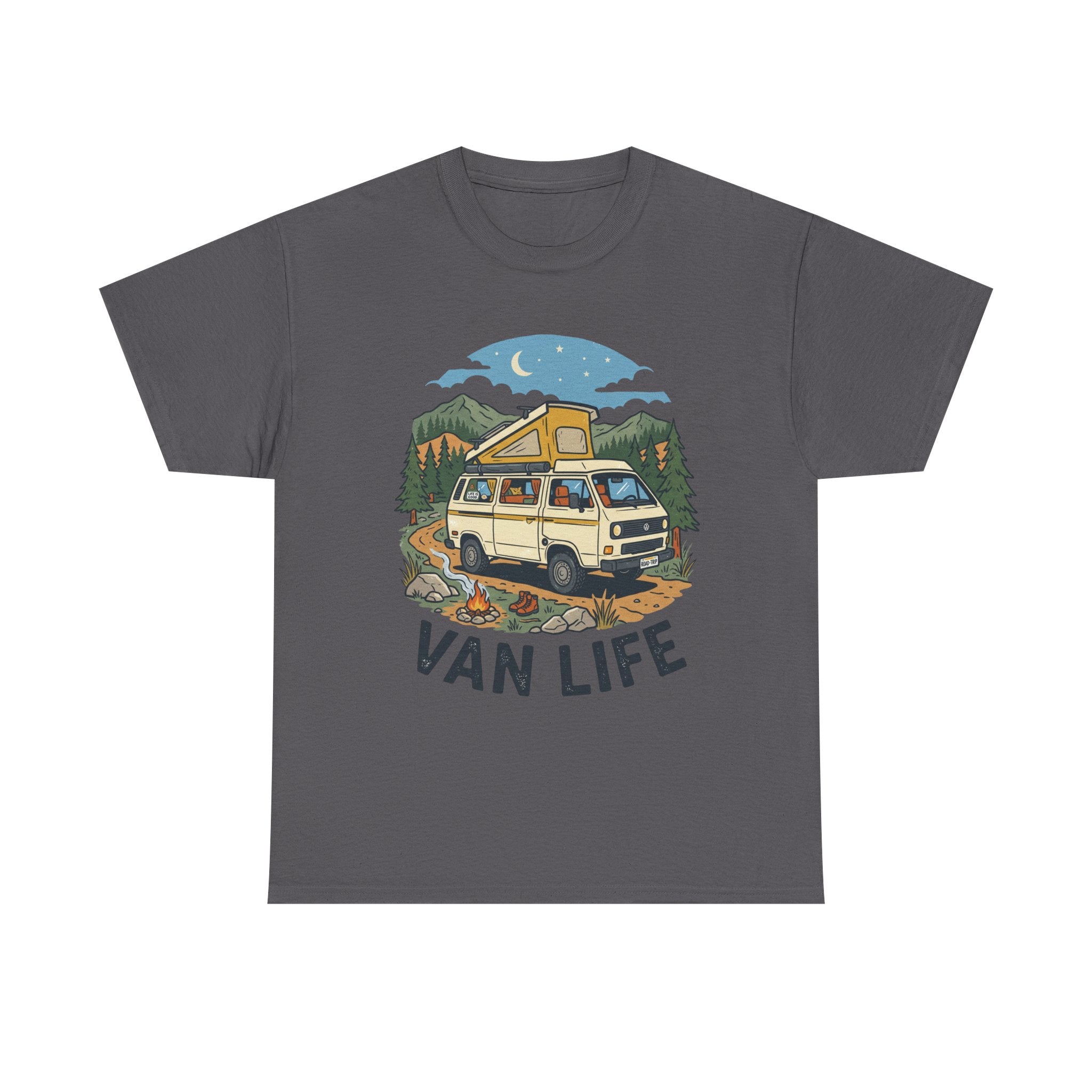 Van Life Tee — Vintage Camper Graphic T-Shirt