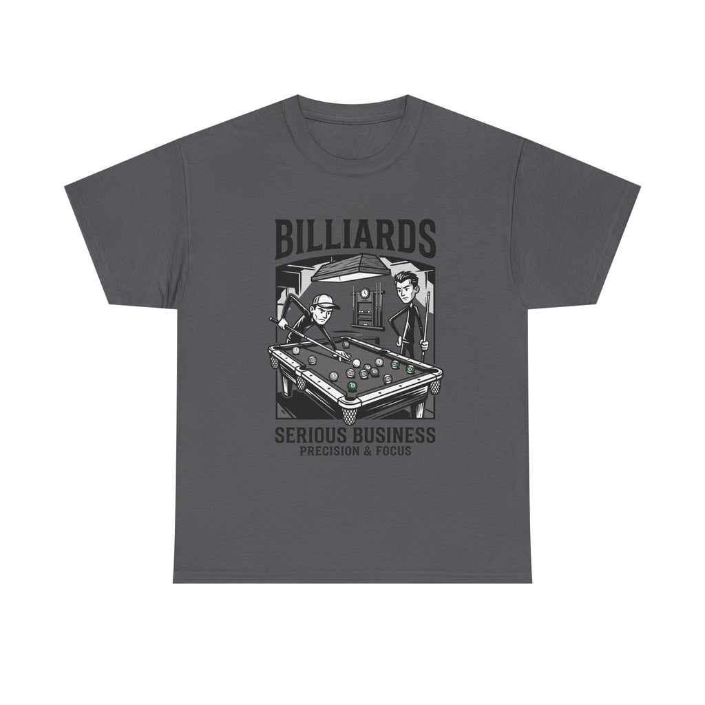 Billiards Tee – "Serious Business" Pool Player T-Shirt