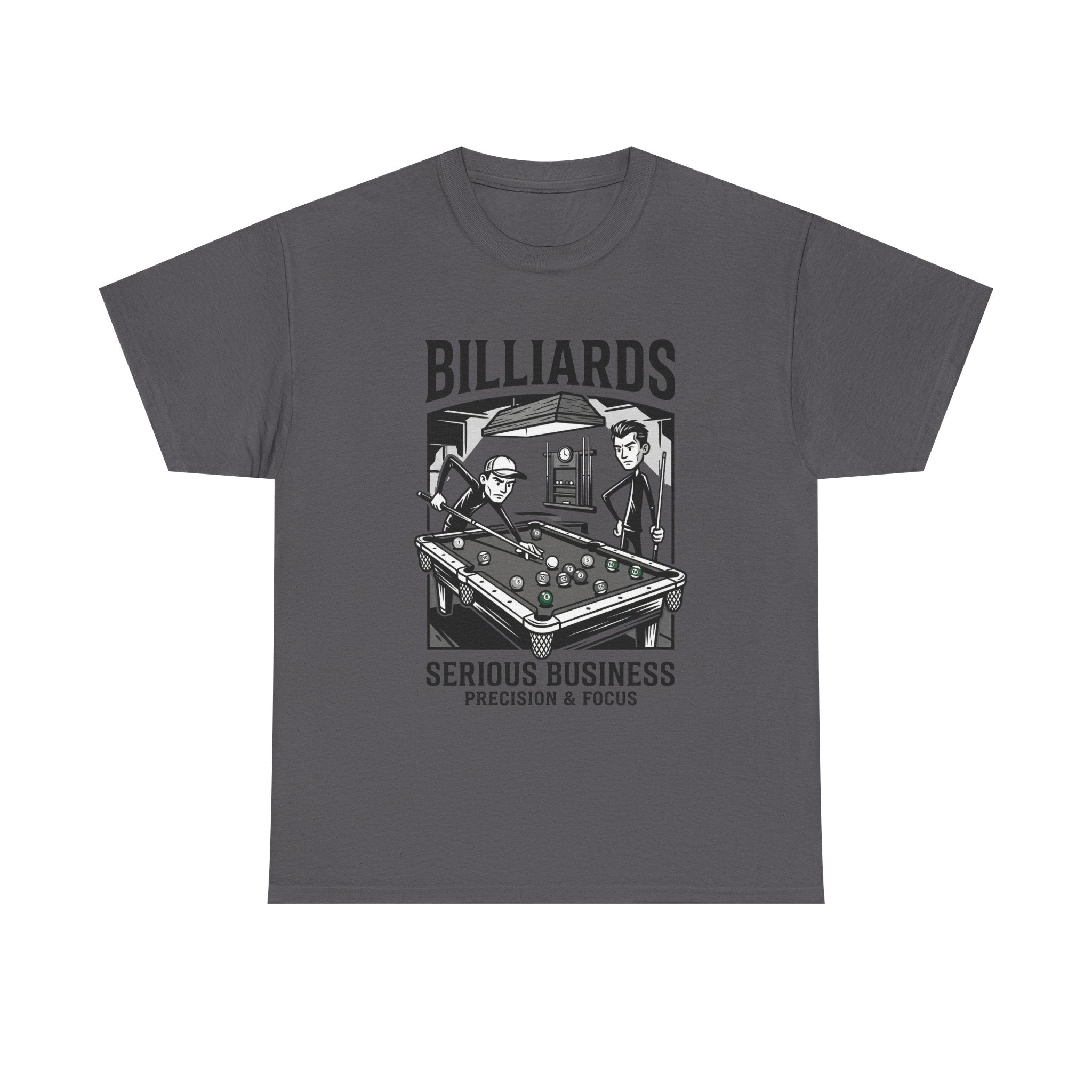 Billiards Tee – "Serious Business" Pool Player T-Shirt