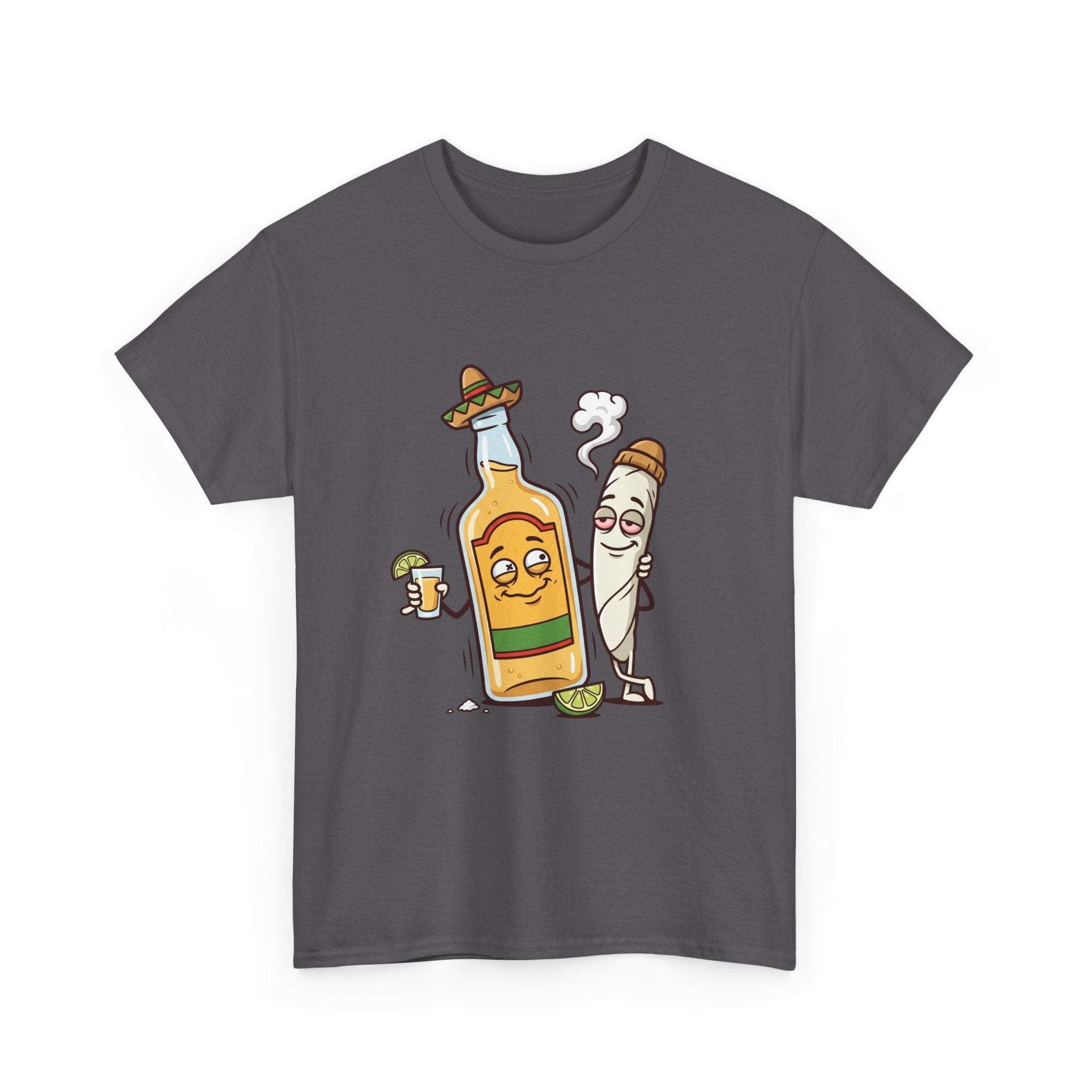 Tequila & Joint Funny Graphic Tee