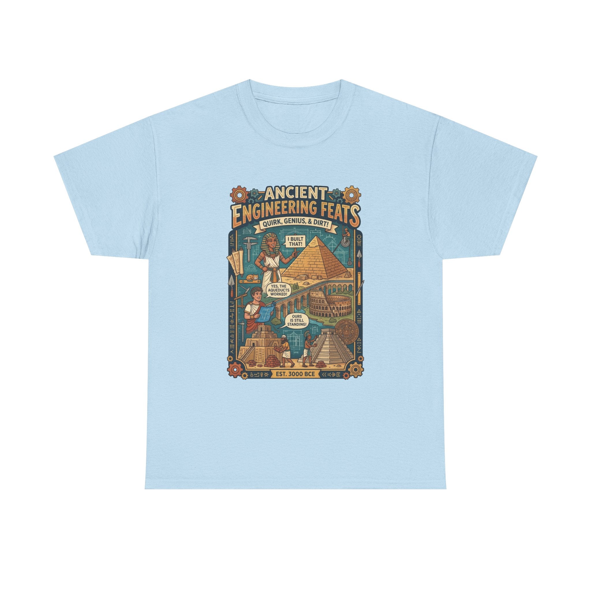 Ancient Engineering Feats Tee Pyramid