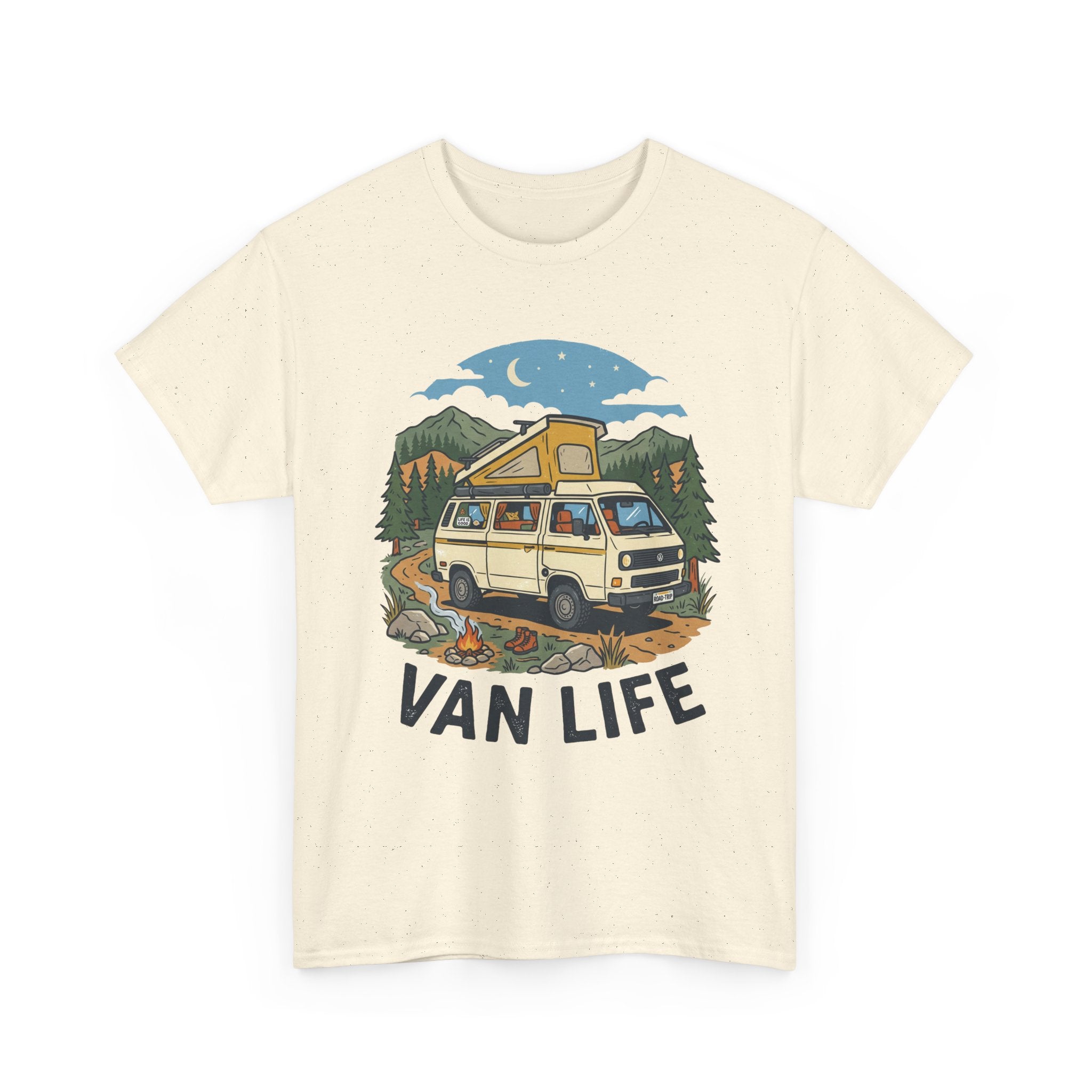 Van Life Tee — Vintage Camper Graphic T-Shirt