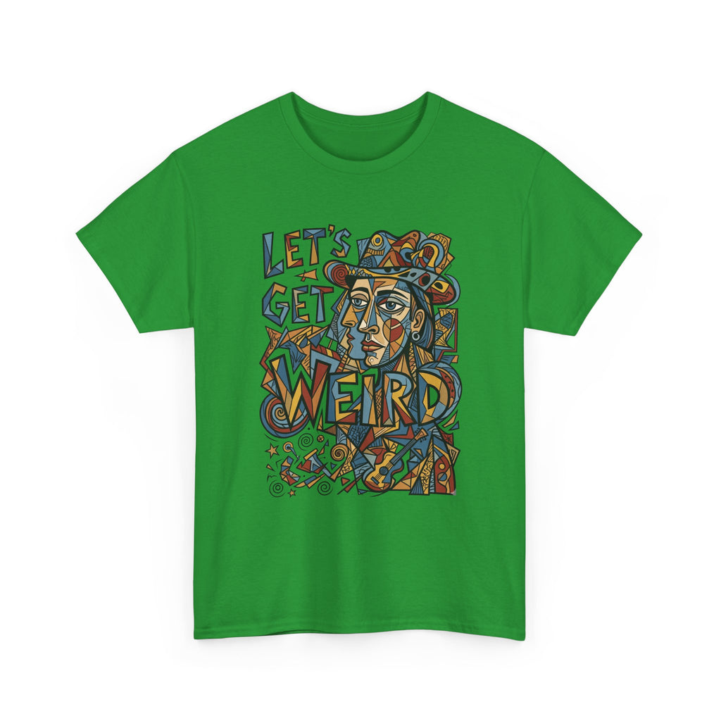 Let’s Get Weird T-Shirt — Retro Psychedelic Face Graphic Tee
