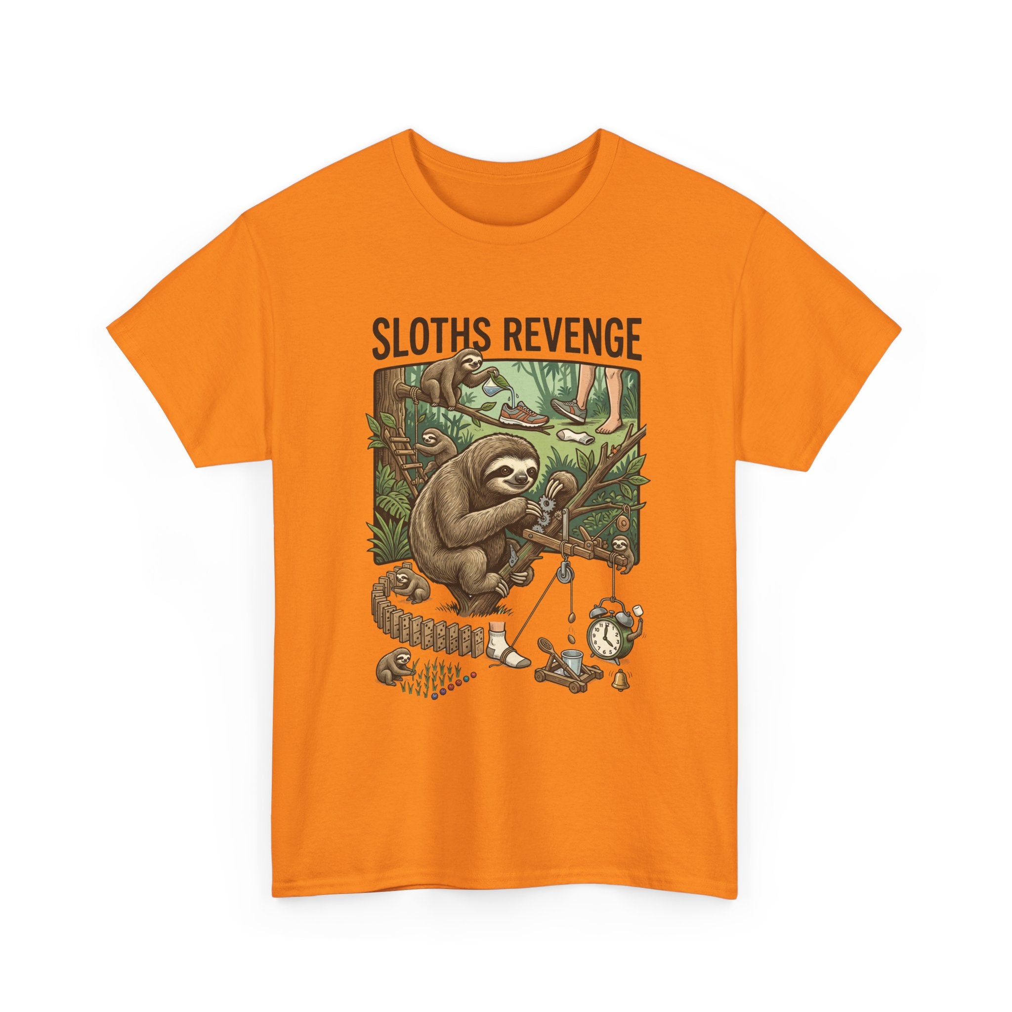 Sloths Revenge T-Shirt — Funny Retro Sloth Graphic Tee