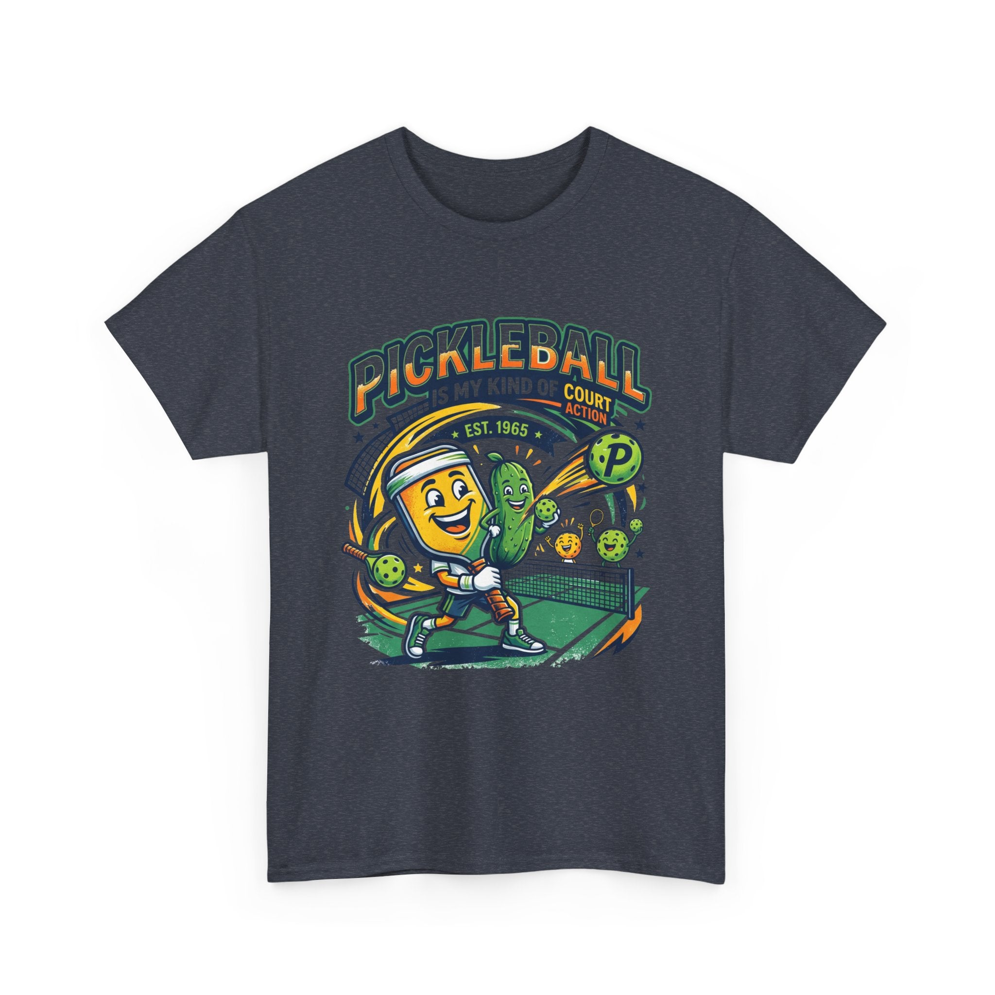 Pickleball Is My Kind of Court T‑Shirt — Funny Pickle Paddle & Dink Graphic Tee