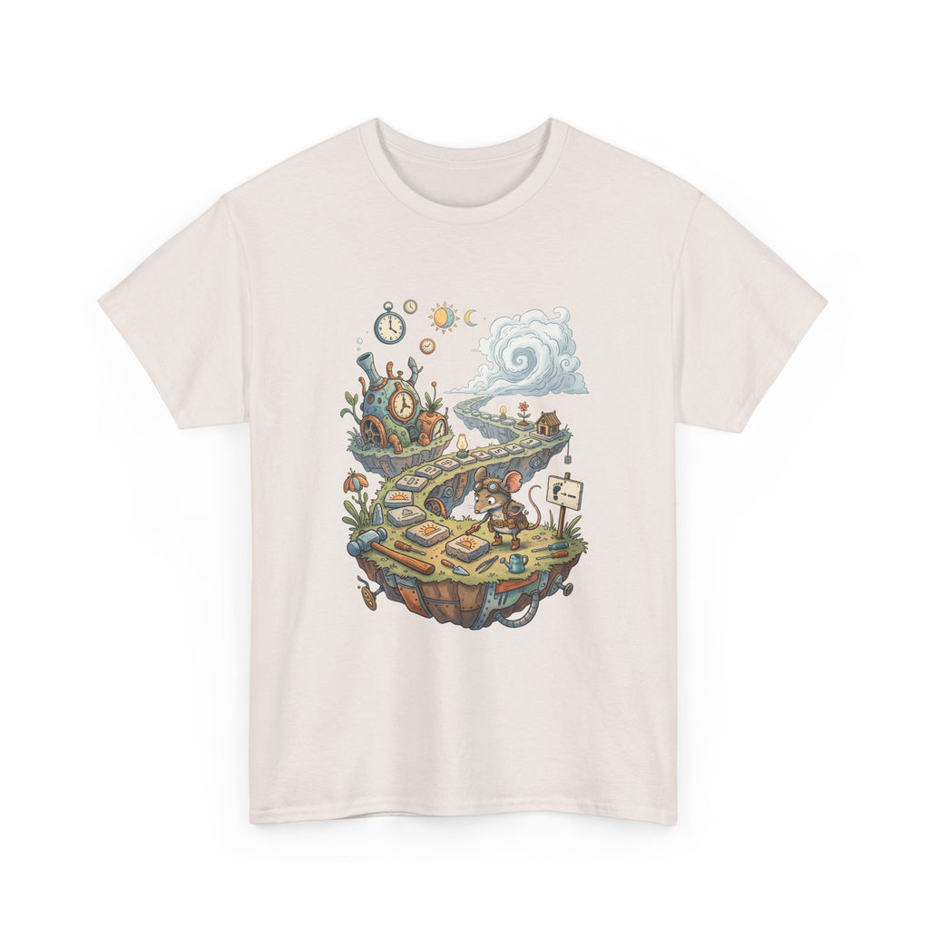 T-Shirt — Fantasy Floating Island Roadmap Illustration Tee