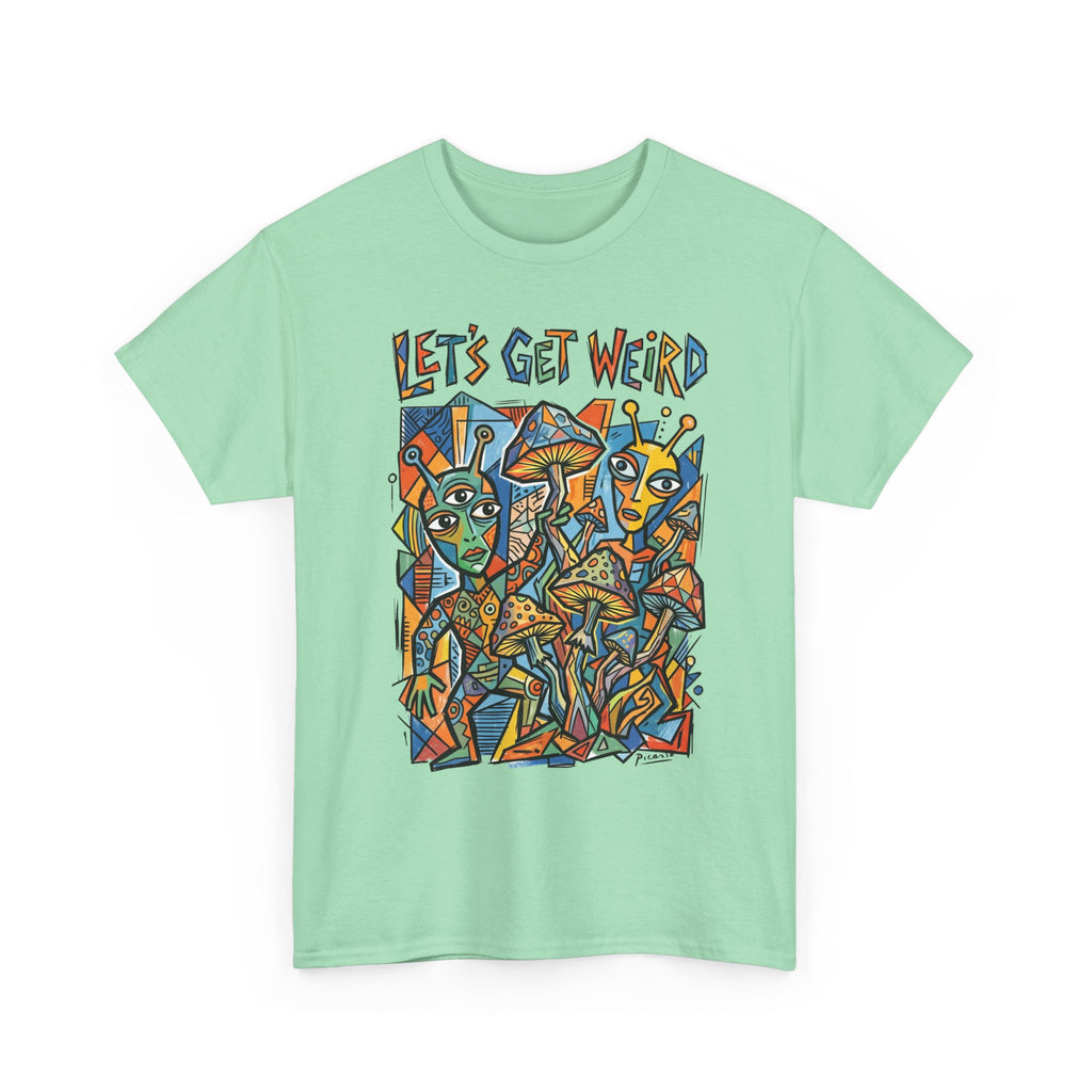 Let's Get Weird Abstract Art T-Shirt — Colorful Psychedelic Graphic Tee