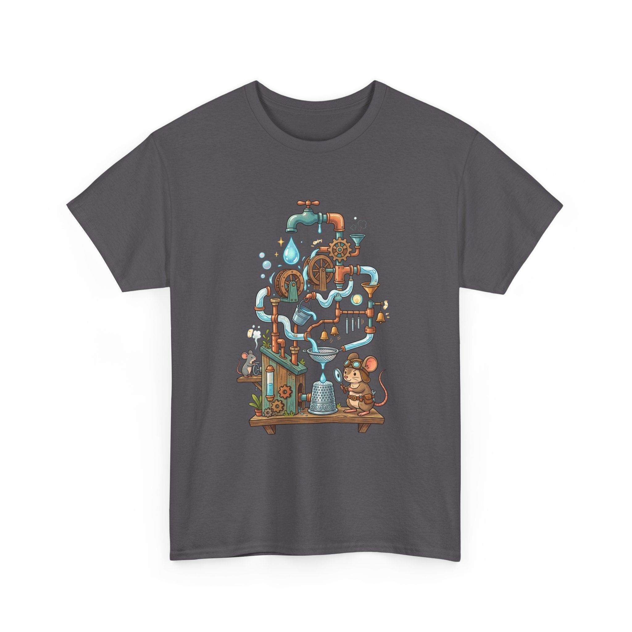 Water Machine T-Shirt — Cute Mouse Contraption Tee
