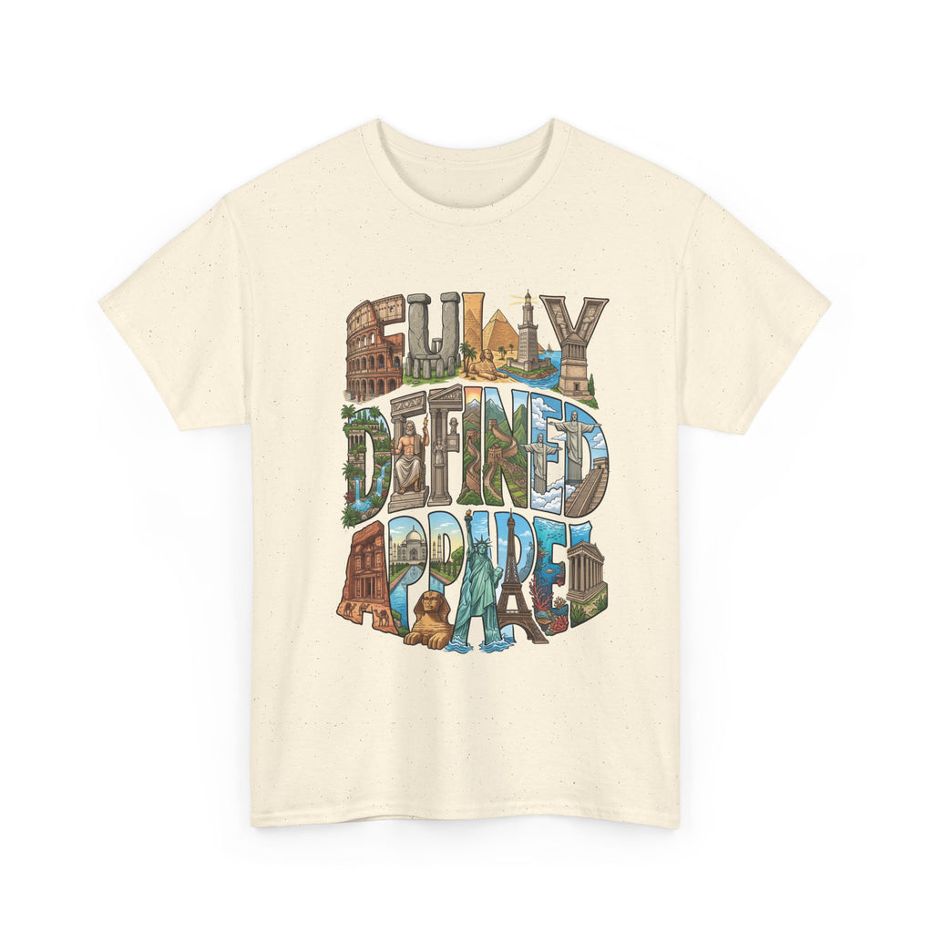 Fully Defined Apparel T‑Shirt — Retro Travel Illustration Tee