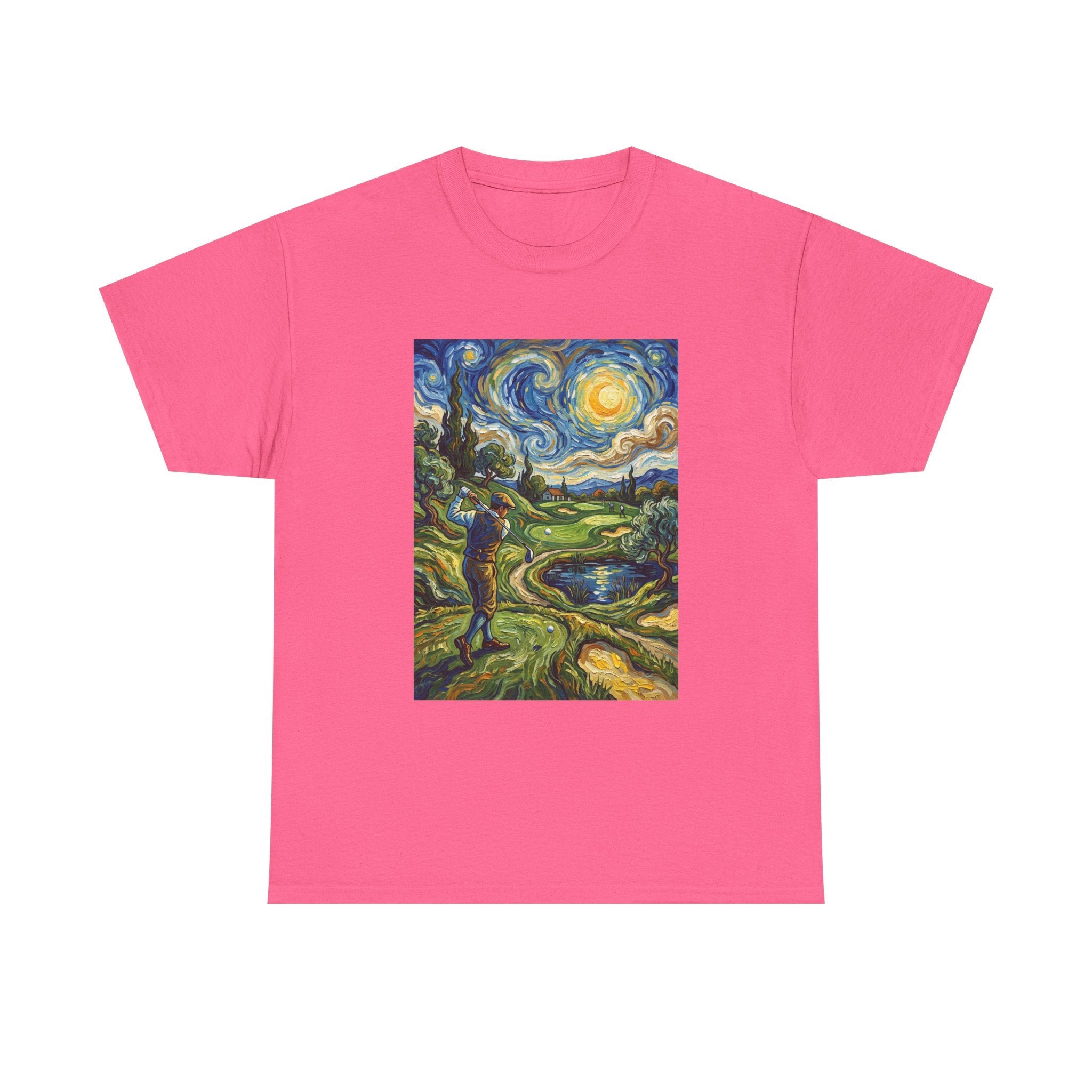 Golf Van Gogh Style T-Shirt — Starry Night Golf Artwork Tee