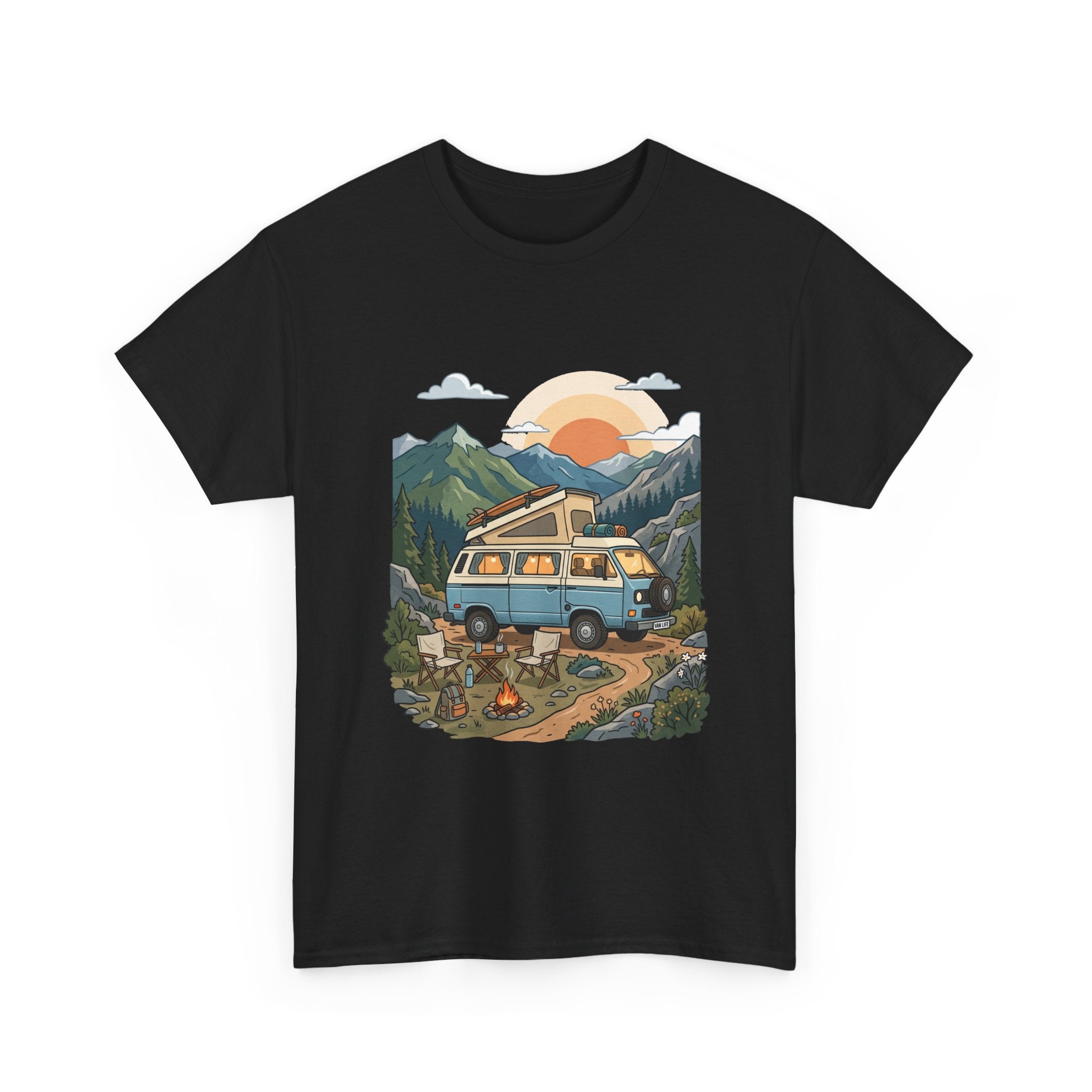 Adventure Van Tee – Retro Camper Roadtrip T-Shirt