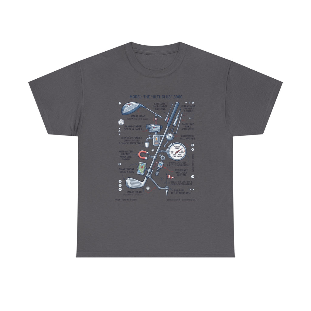 T-Shirt — Golf Club Diagram Vintage Schematic Tee