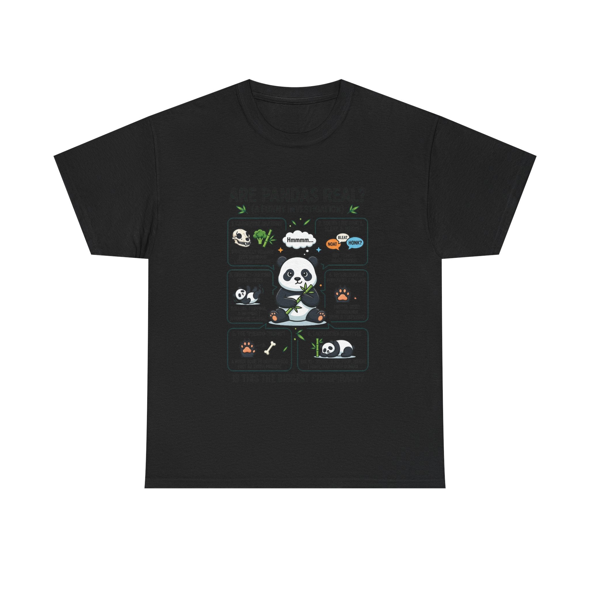 Are Pandas Real? Funny Panda Infographic T-Shirt