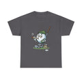 Golf Ball Cartoon T-Shirt — Weed Smoking Golfer Vintage Style Tee