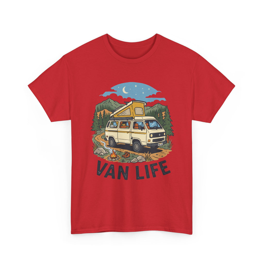 Van Life Tee — Vintage Camper Graphic T-Shirt