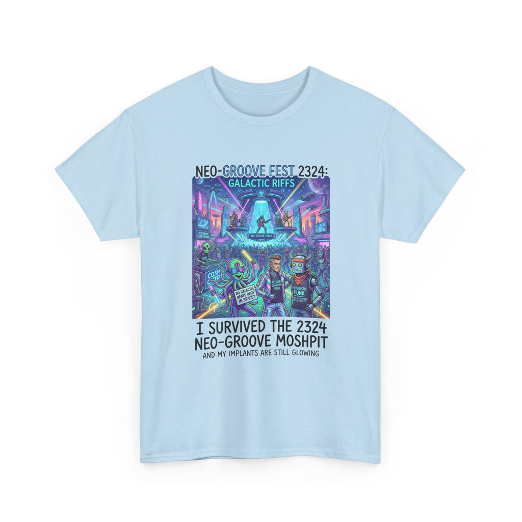 Neo-Groove Fest 2324 Tee — "I Survived the 2324 Neo-Groove Moshpit" Concert T-Shirt