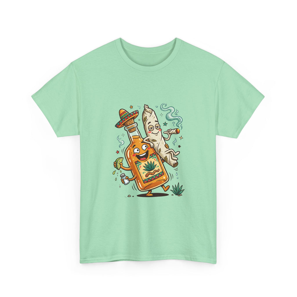 1 Tequila & Taco Dancing T‑Shirt — Funny Mexican Food Party Tee