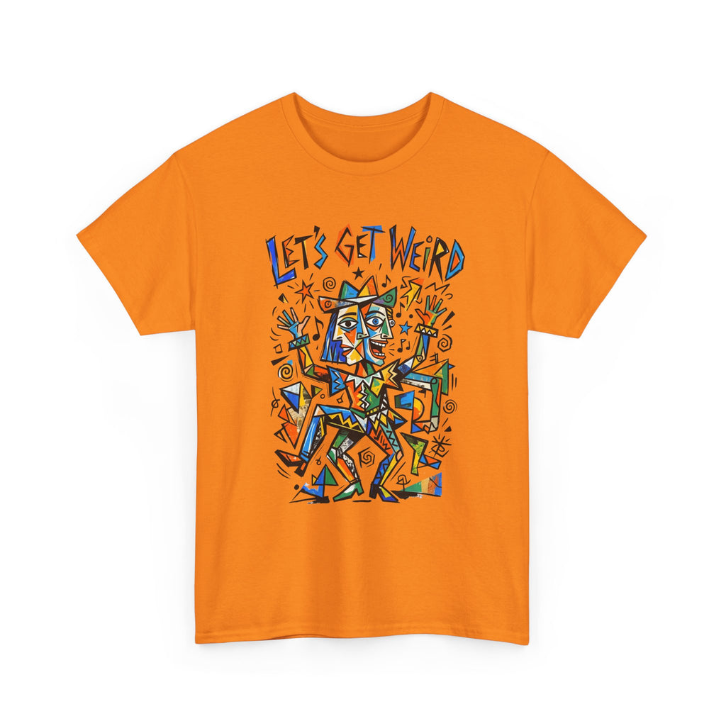Let's Get Weird T‑Shirt — Colorful Abstract Party Graphic Tee