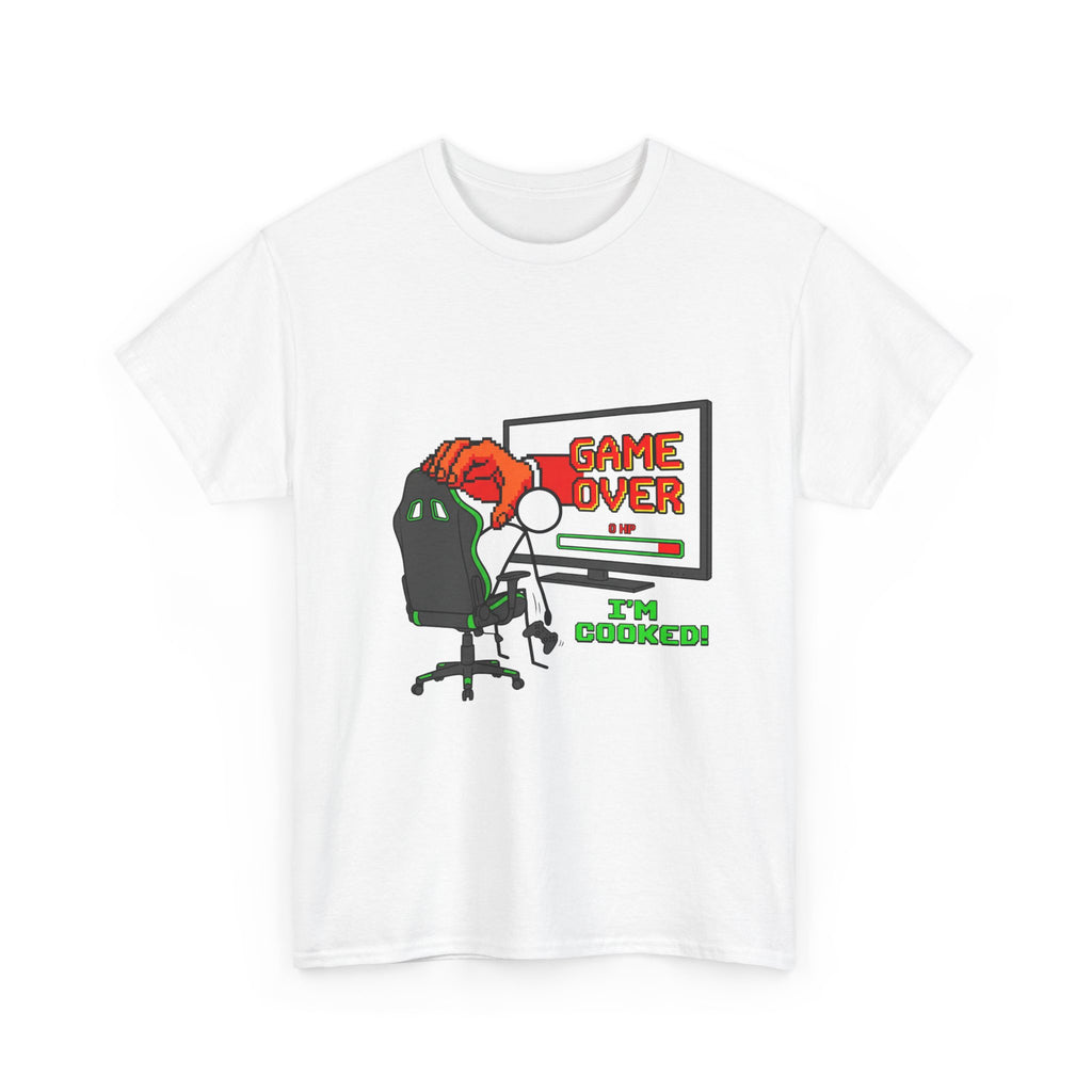 Gamer "Game Over I'm Cooked" T-Shirt