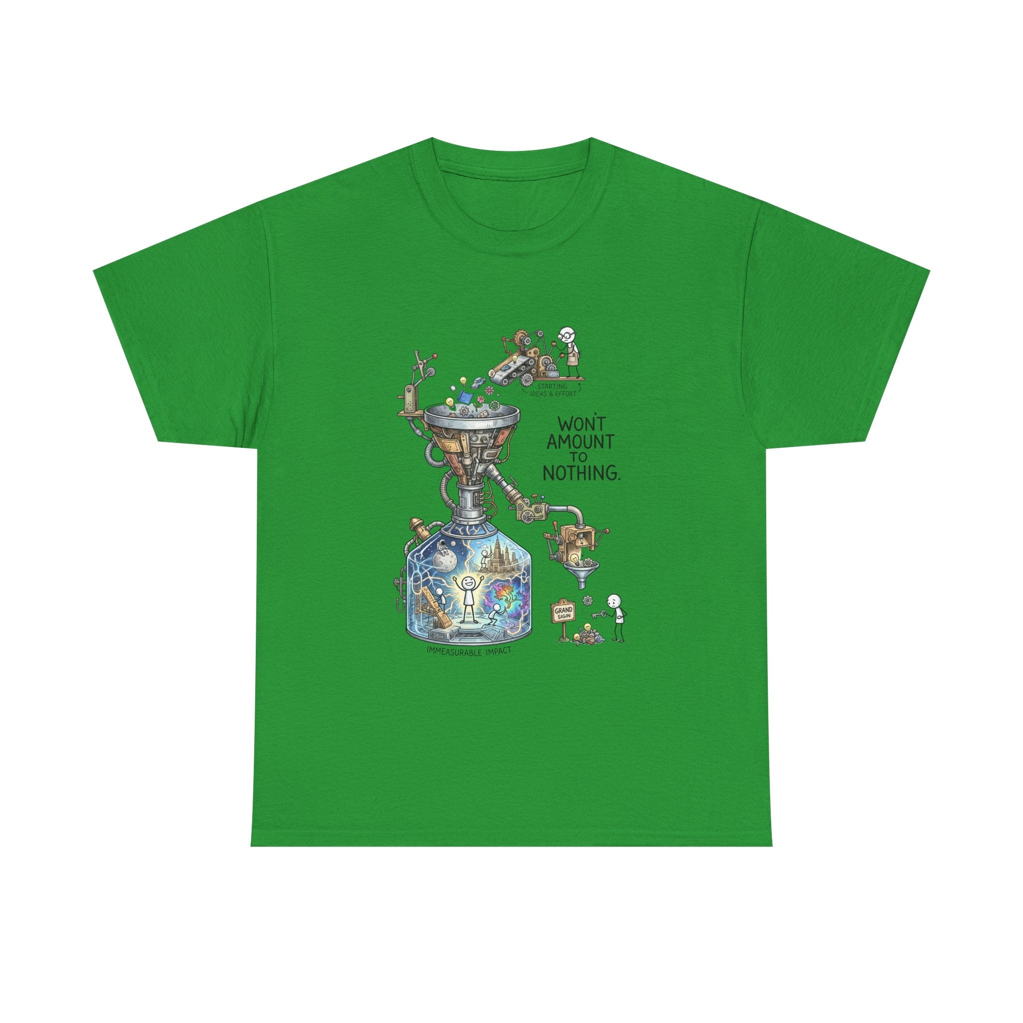 T-Shirt — 'Won't Amount to Nothing' Whimsical Alchemy Illustration
