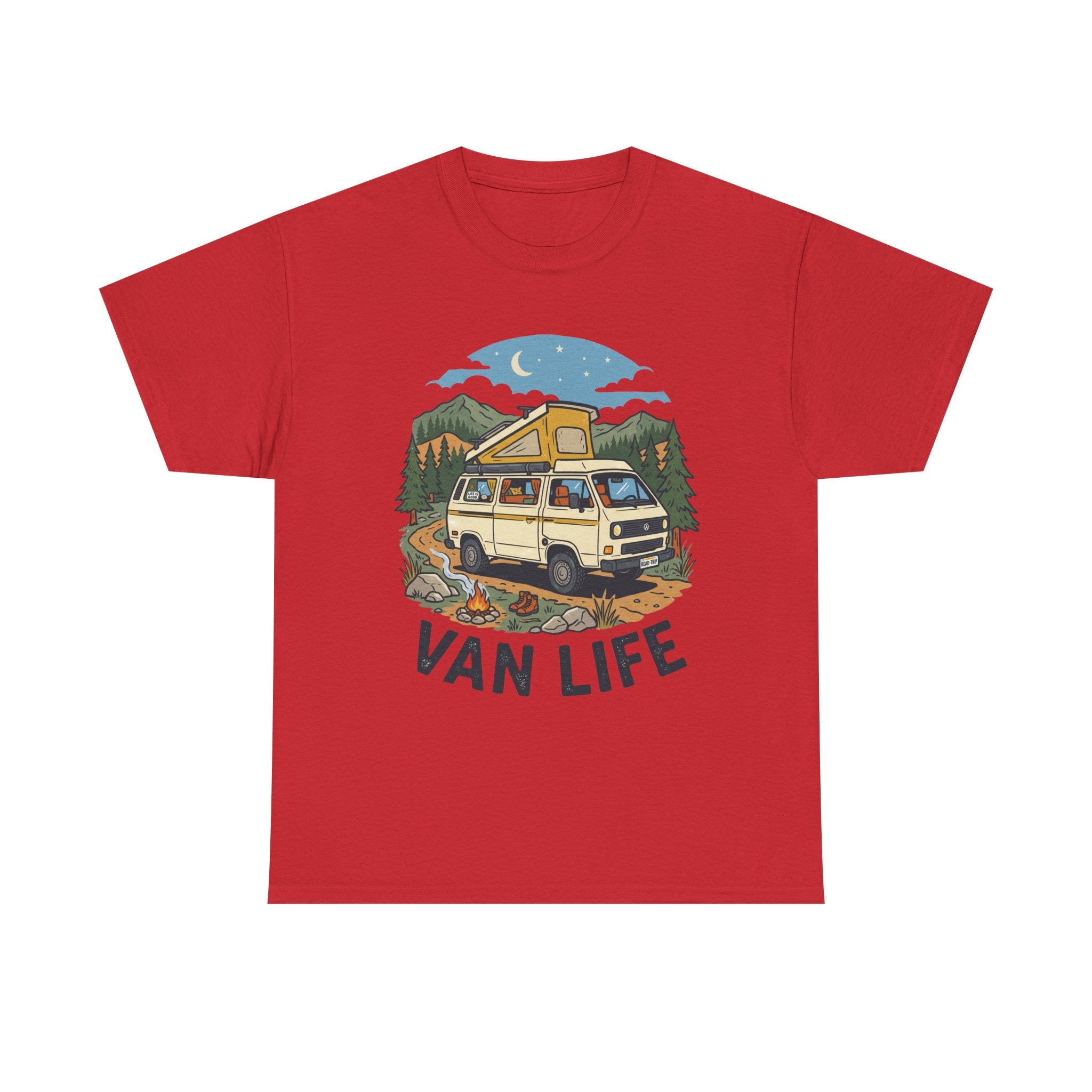 Van Life Tee — Vintage Camper Graphic T-Shirt