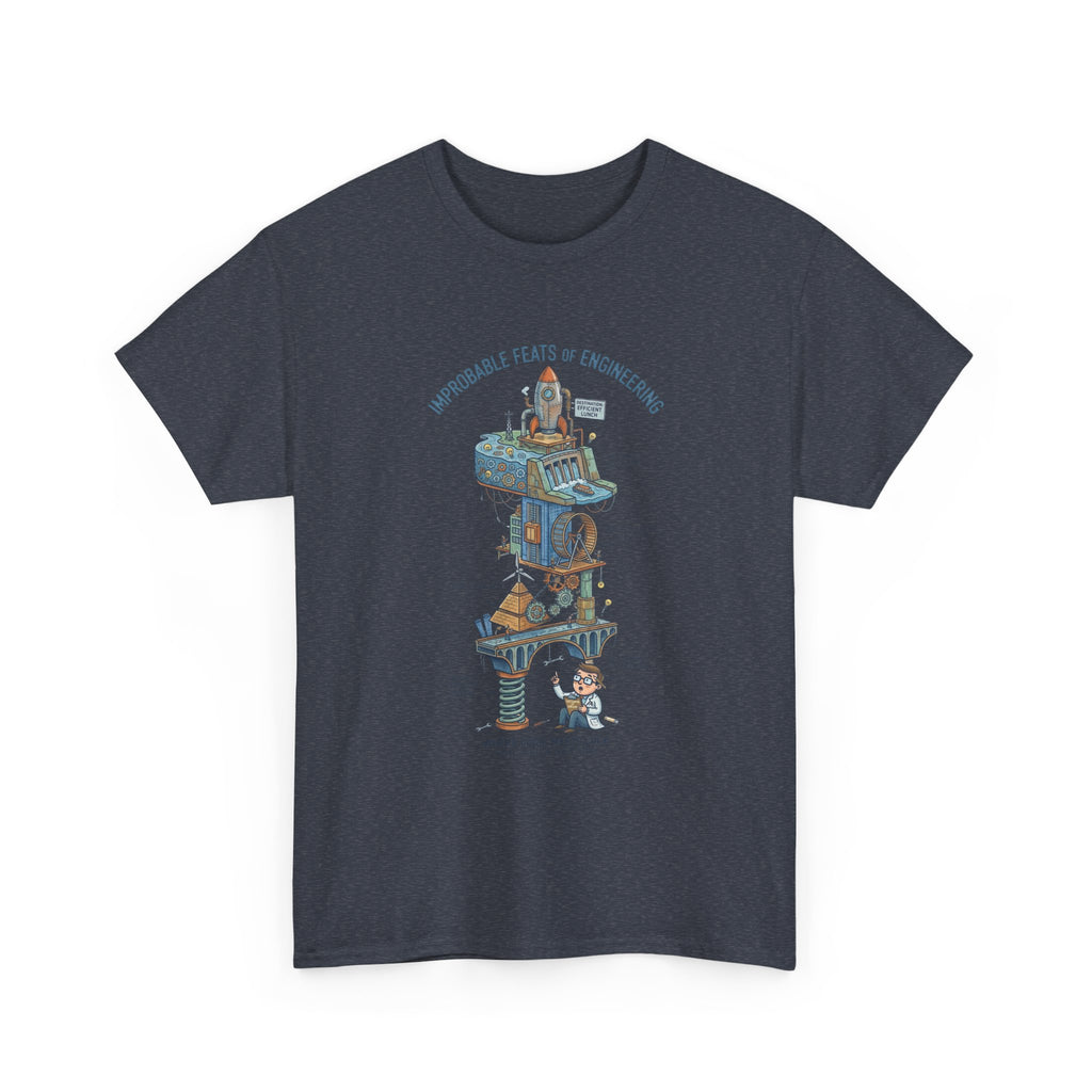 Engineering Feats T‑Shirt — Engineering Diagram Tee