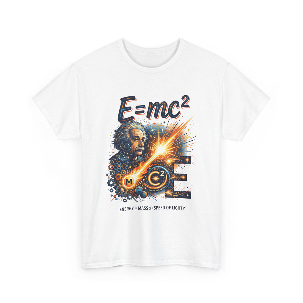 E=mc Einstein Physics T-Shirt — Science Lover Tee